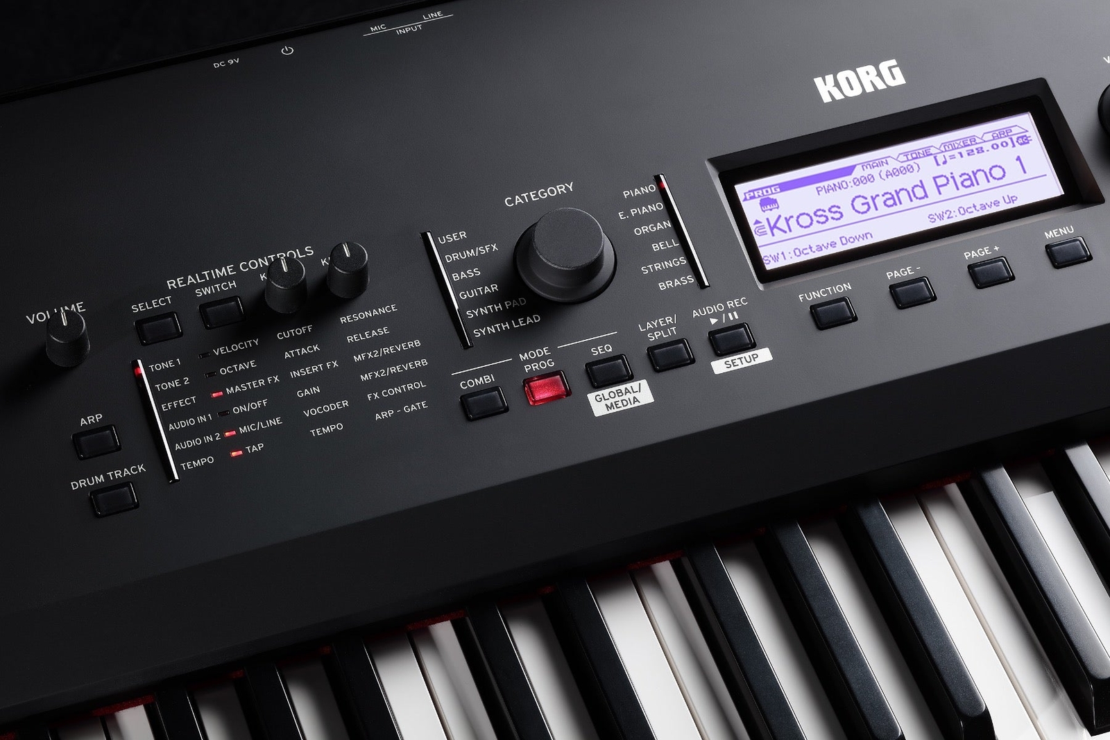 Korg Kross 2 88 Music Workstation - Matte Black CARRY BAG KIT