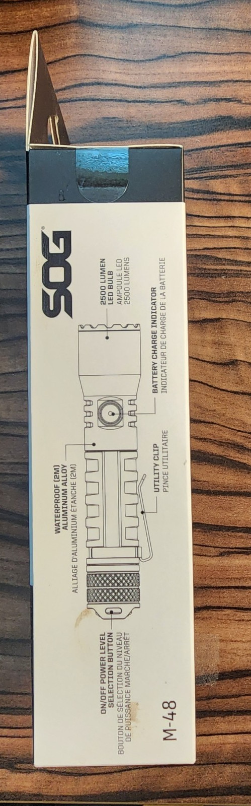 SOG M-48 High Performance LED Flashlight
