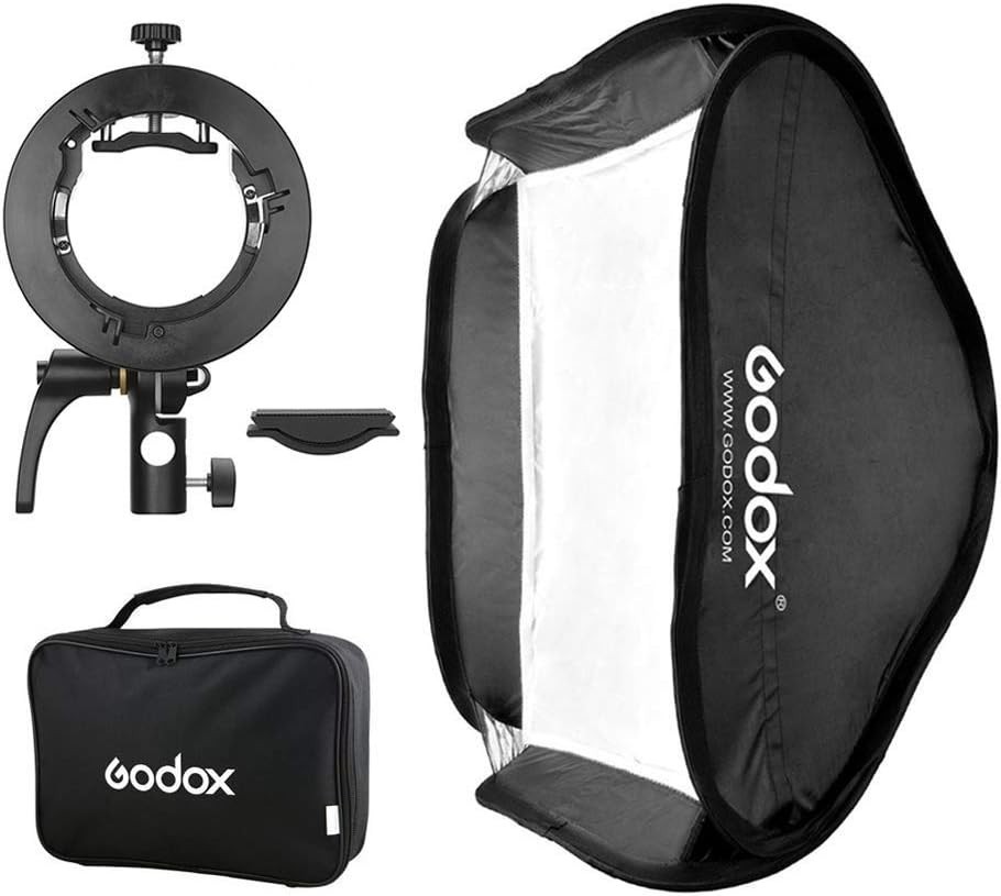 Reflective Silver 31'' Softbox with S-Type Bracket - Effortless Lighting Upgrade