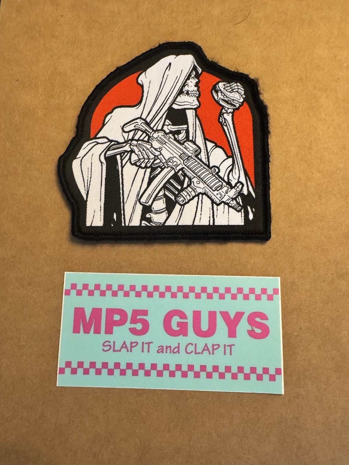 NEW Mp5guys Grim Eater 4” Patch/slap set -NOT dDef wrmfzy supdef Privateer Group