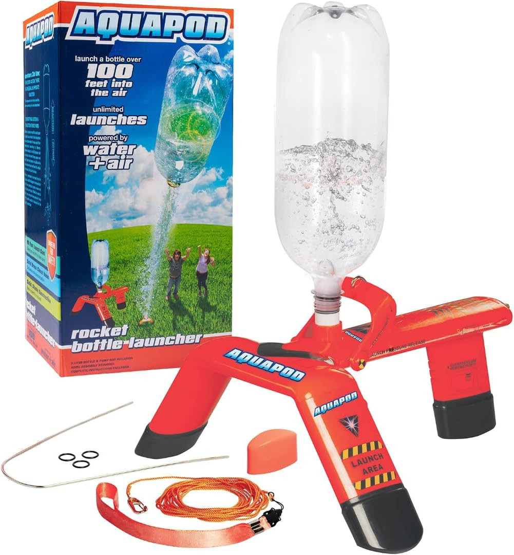 The Original Rocket Bottle Launcher Kit - Launches Soda Bottles 100 Ft up in the