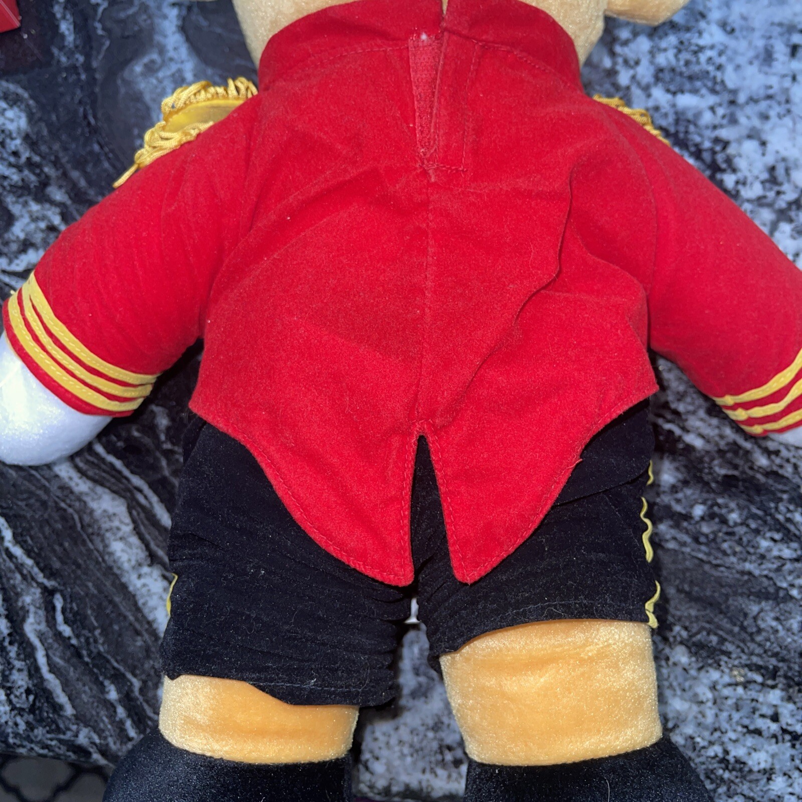 F A O Schwarz Christmas Marching Bear Plush