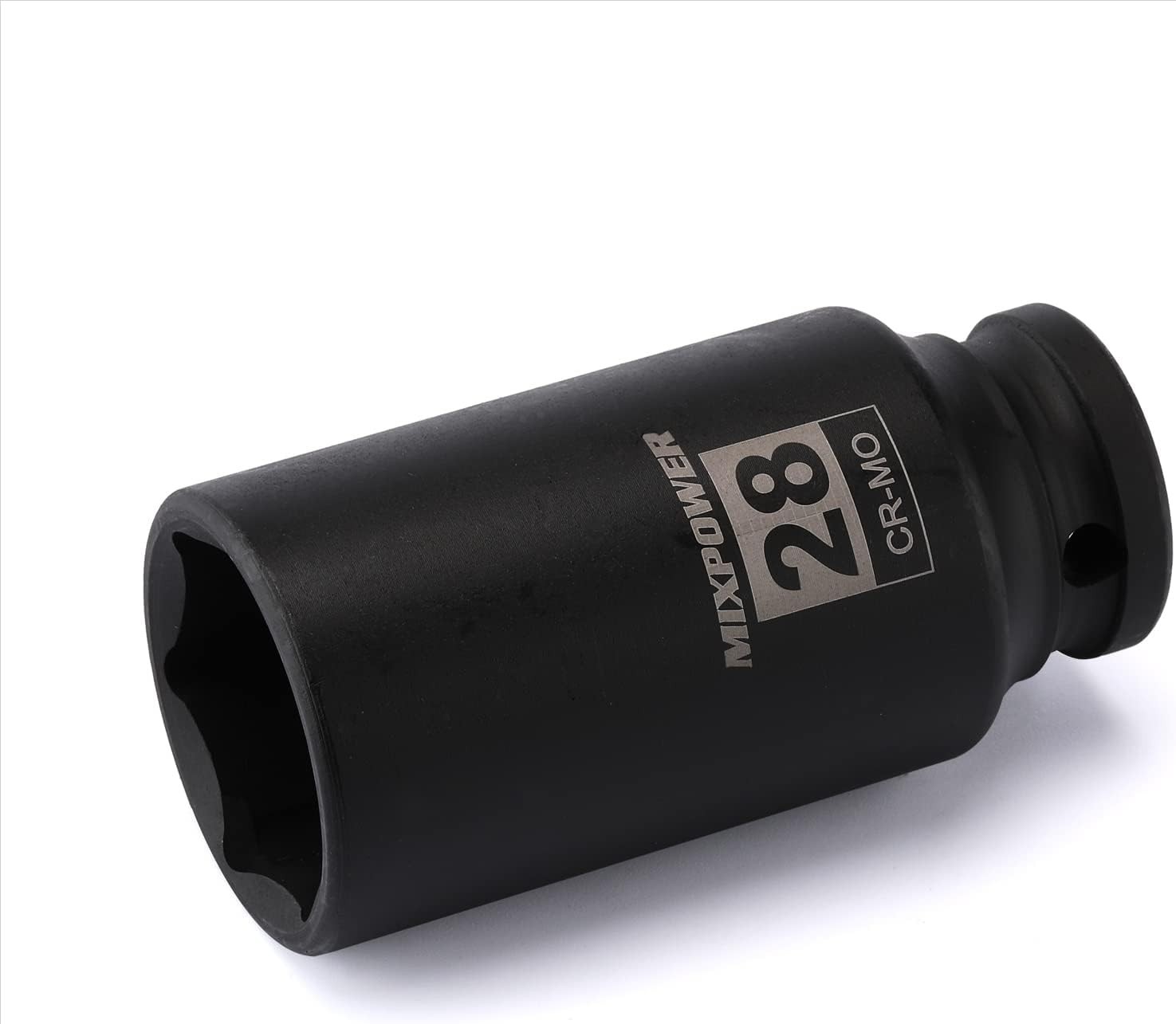 28mm 1/2-Inch Drive Socket - CR-MO Steel with 6-Point Design