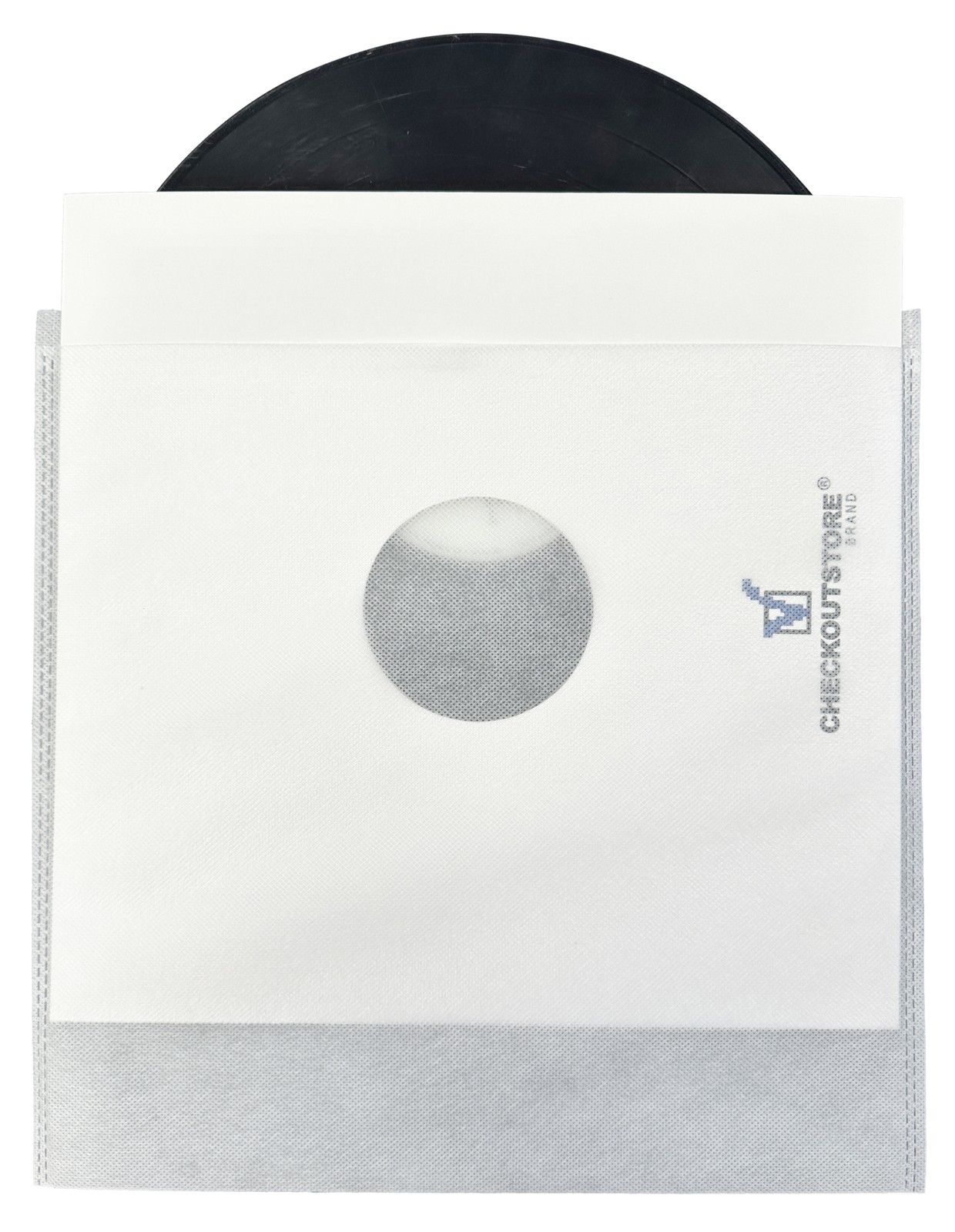 100 White Non Woven Record Outer Sleeves for 12" LP Vinyl 33 RPM Record Albums