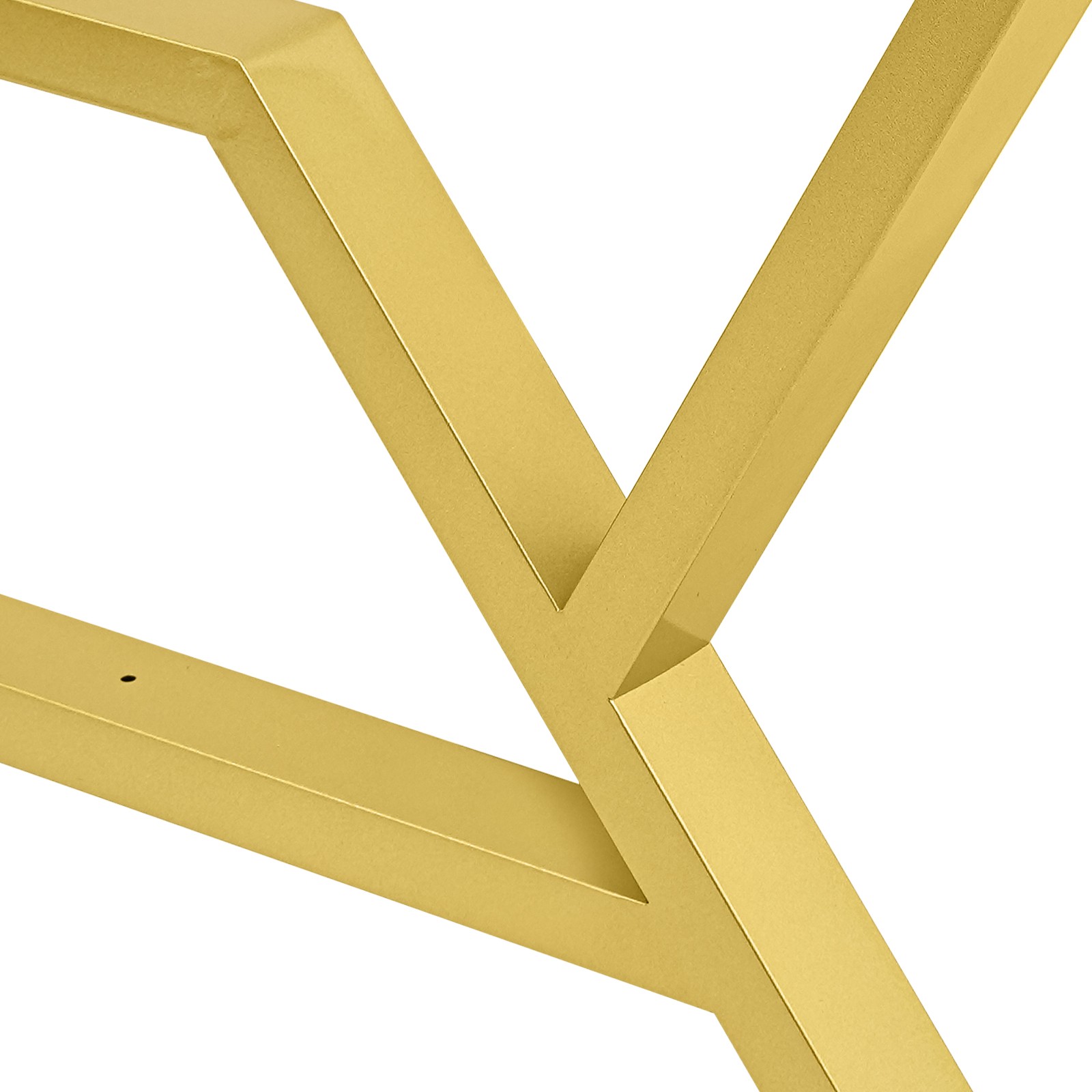 2Pcs 3-Tier Metal Table Legs K-Shaped Table Legs 28-Inch Metal Desk Legs