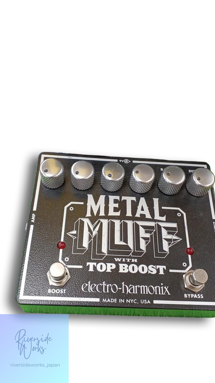 ELECTRO-HARMONIX METAL MUFF WITH TOP BOOST Pedal JP