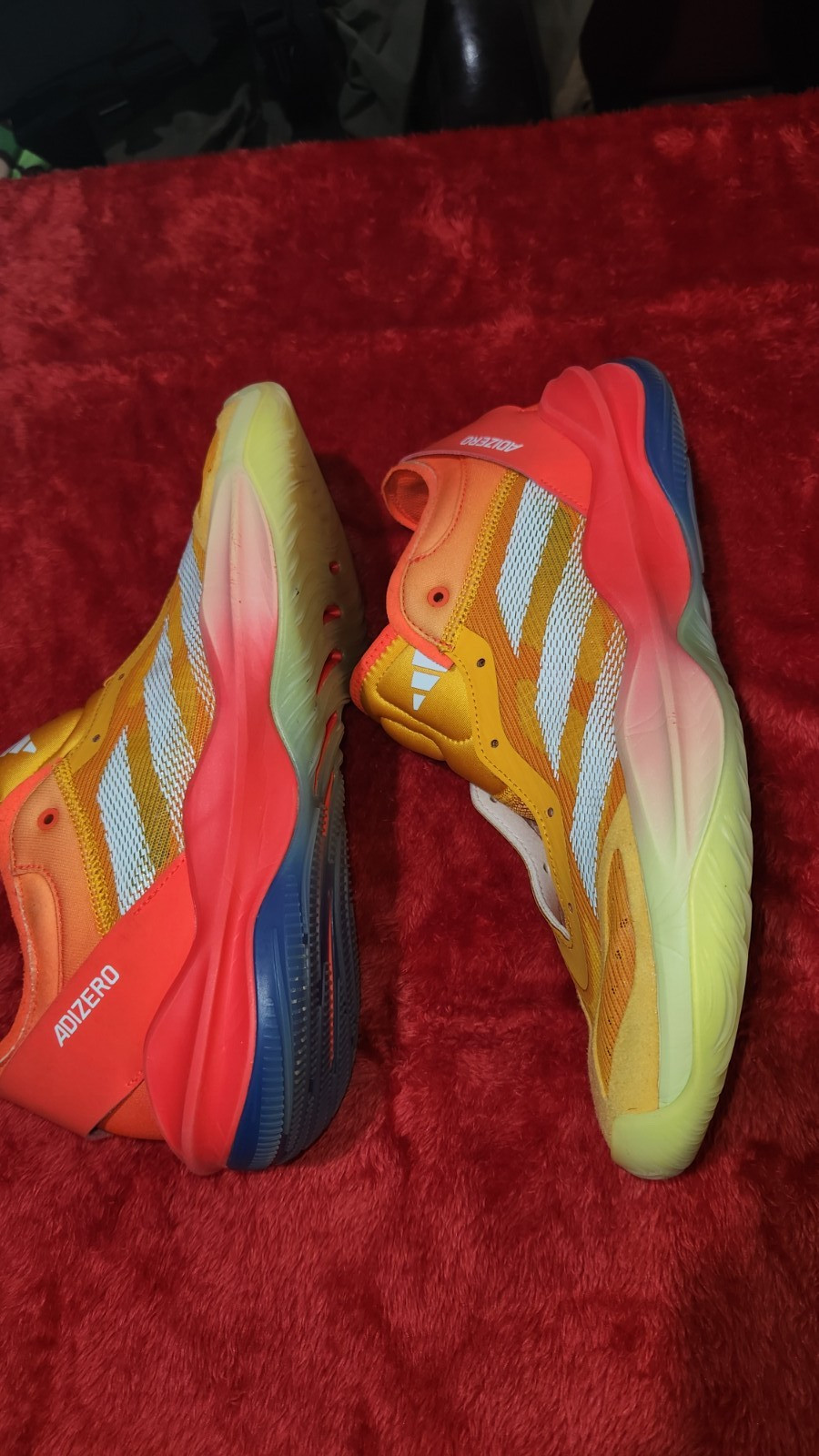 Size 11.5 - adidas Adizero Select 2.0 SMU Collegiate Gold Solar Red