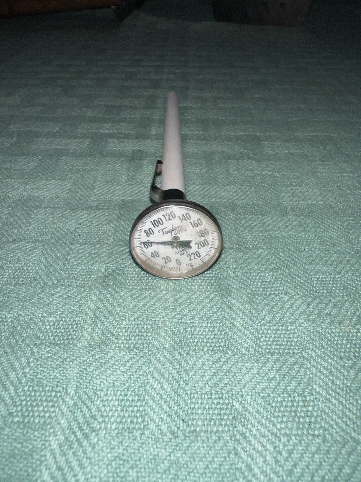 Taylor T-6092N Dial Pocket Bi-Therm Thermometer 0 to 220 F T-6092-1 Case Juarez