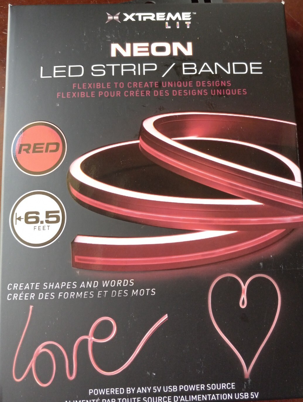 📫NEW Xtreme LIT Red Neon LED Light Strip 6.5 ft. Lot#62