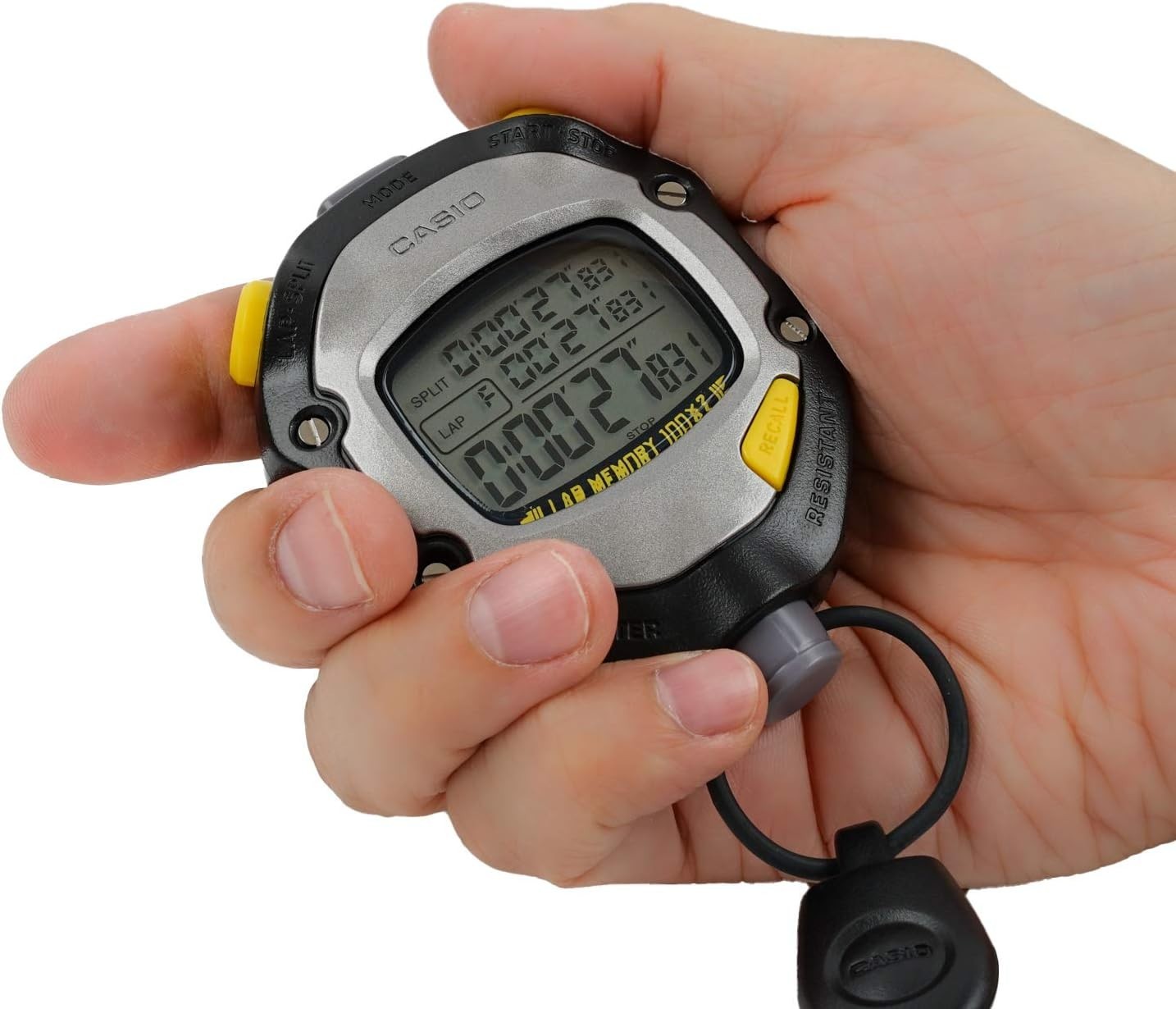 Casio HS-70W-1JH Professional Stopwatch 1/1000s Lap Split Memory Timer Japan