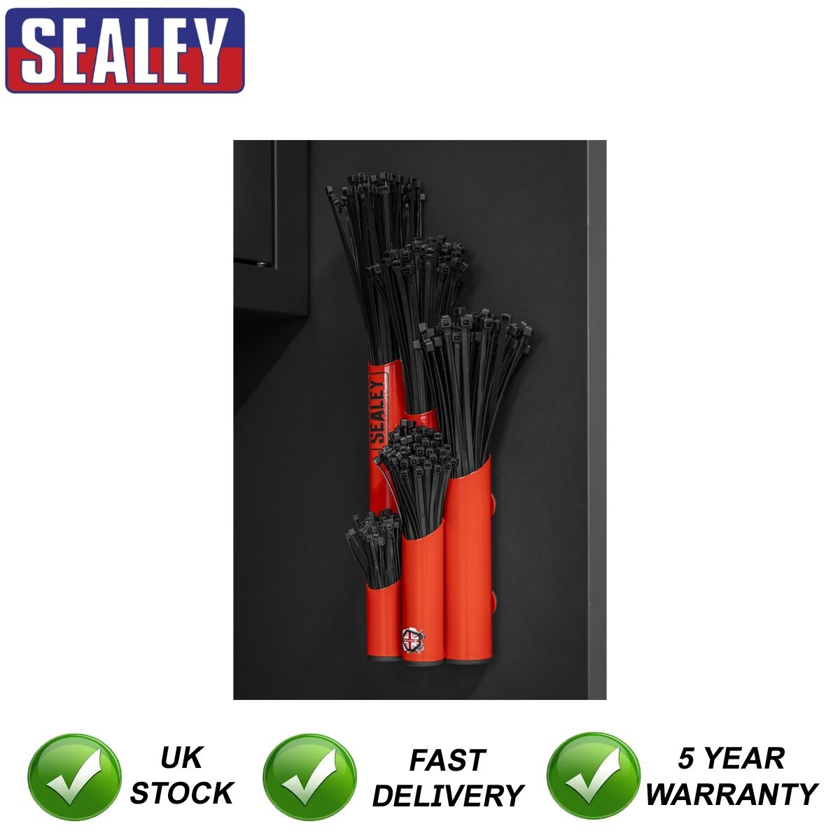 Sealey Large Magnetic Cable Tie Holder Red APCTHRXL
