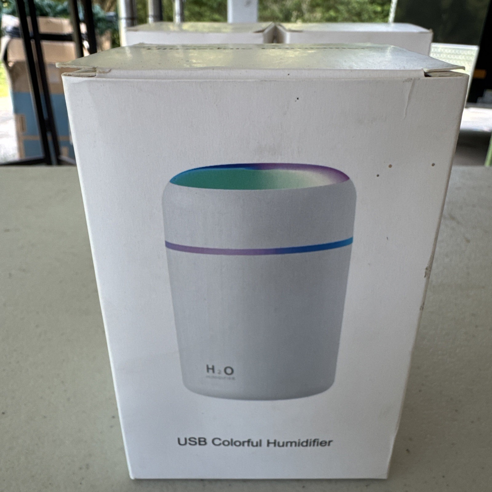 USB Colorful Humidifier Ultrasonic Humidifier CM-9S Gray