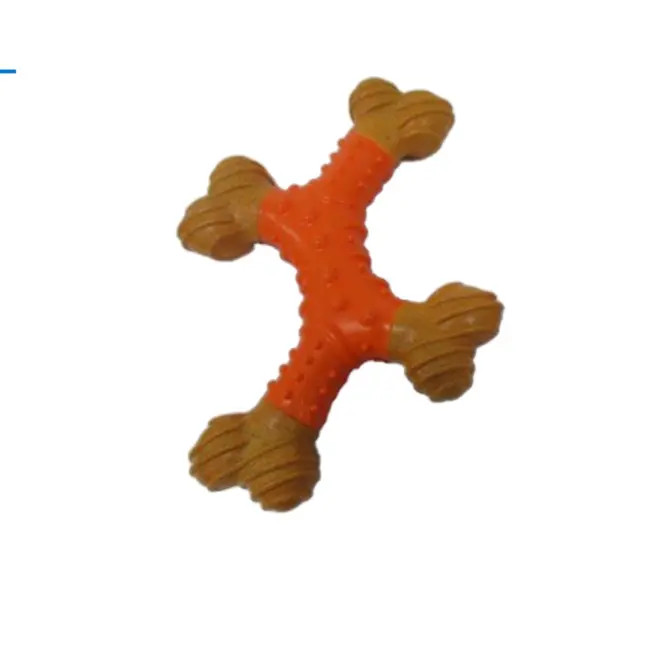 Ethical Products Bam-Bones Bamboo Fiber Dental Dog Chew Toy 6 Inch