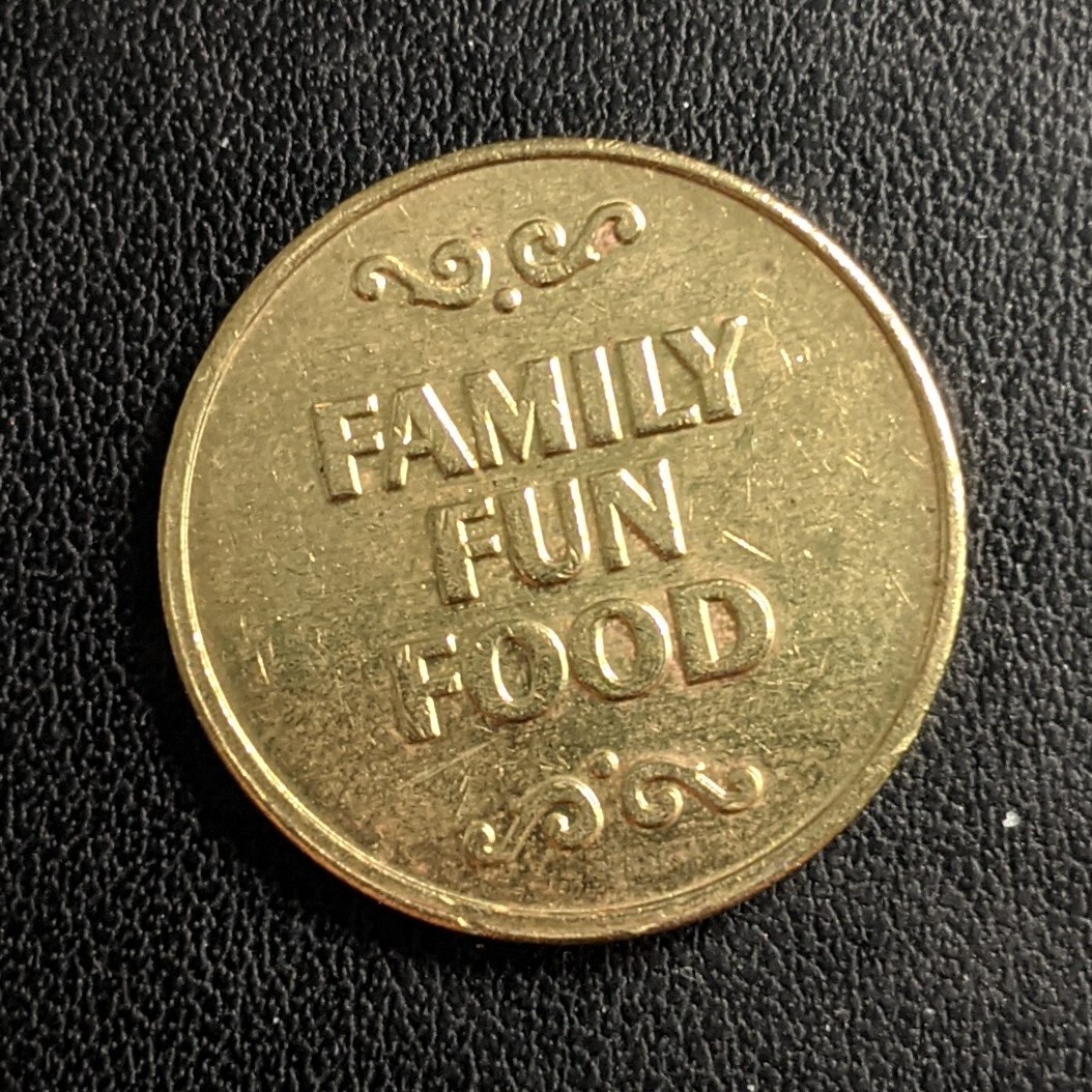 Palm Tree Logo Funset Boulevard - Arcade Game Token