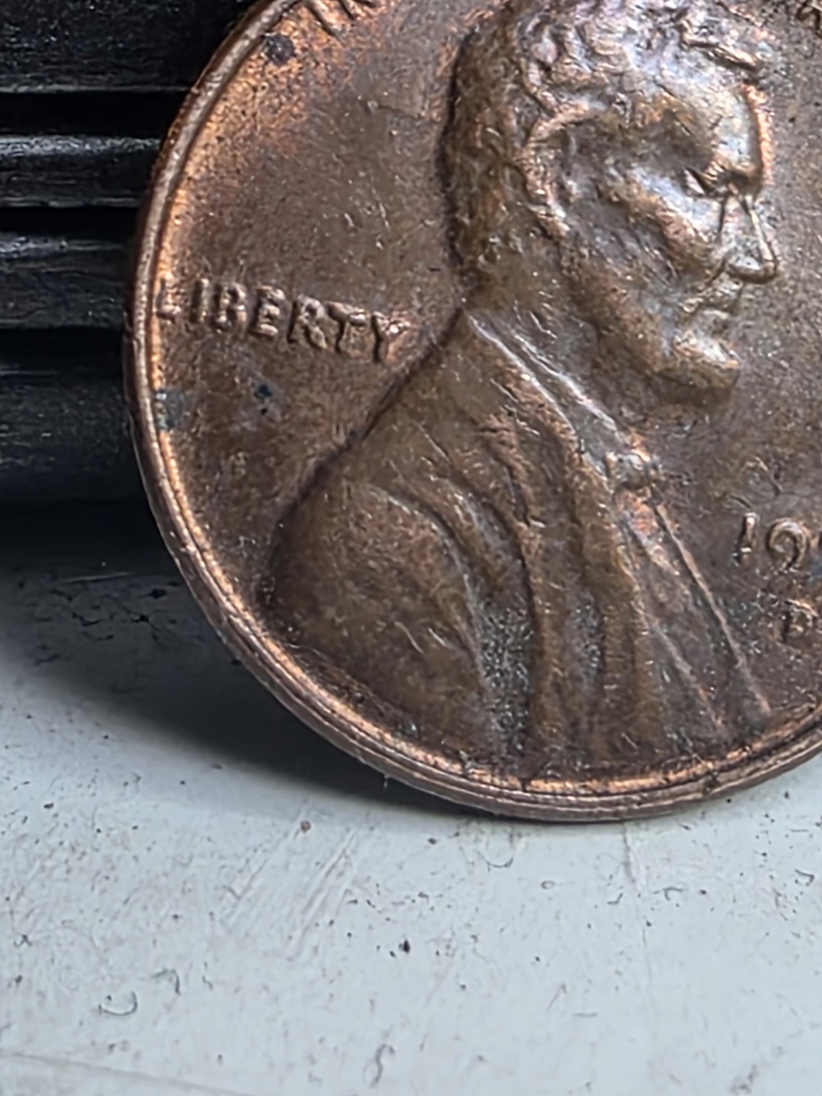 1973 D Lincoln Memorial penny Very Small letter L in liberty Error! Strike Error