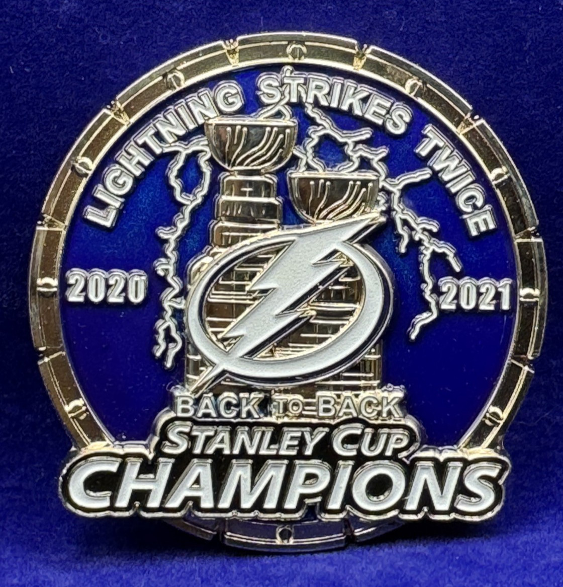 🔥 NHL Tampa Bay Police Coin 2020-2021 Stanley Cup Champs Lightning (Blue)
