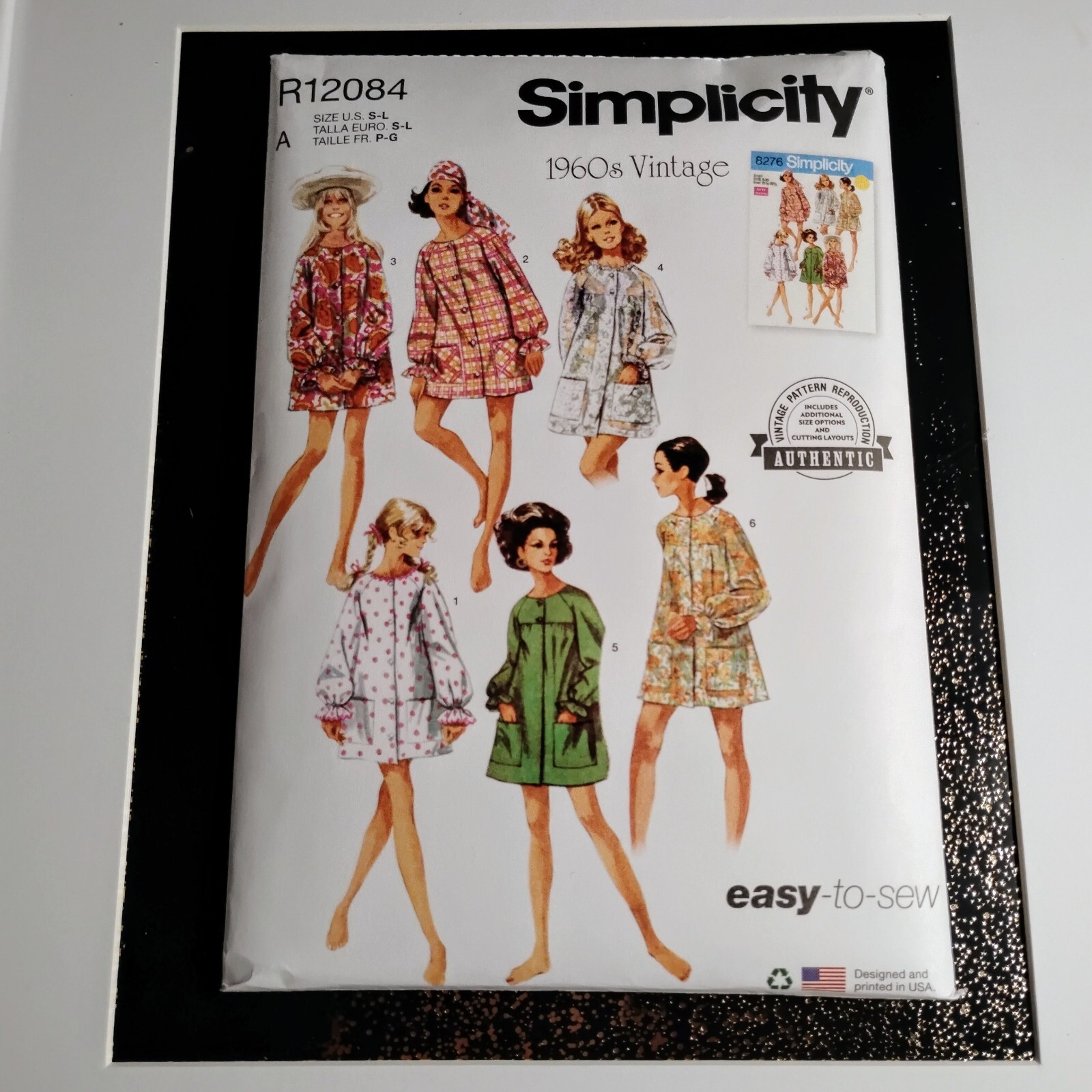 🧵Simplicity S9914 1960s Style Misses' Beach Cover-Up, Robe  Size S-M-L Uncut FF
