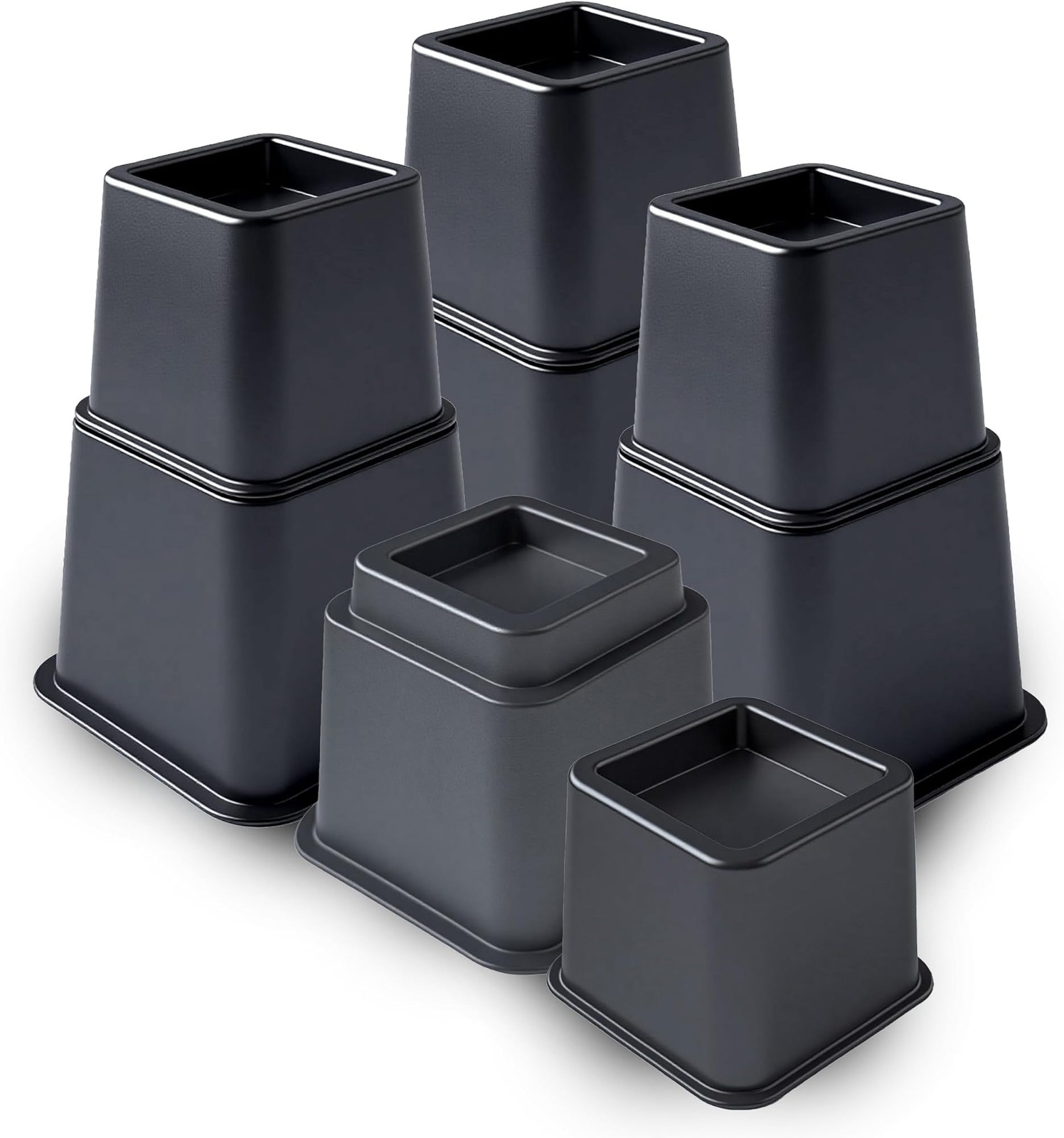 Simple＆Opulence Bedding Adjustable Bed Furniture Risers - Elevation in Height...