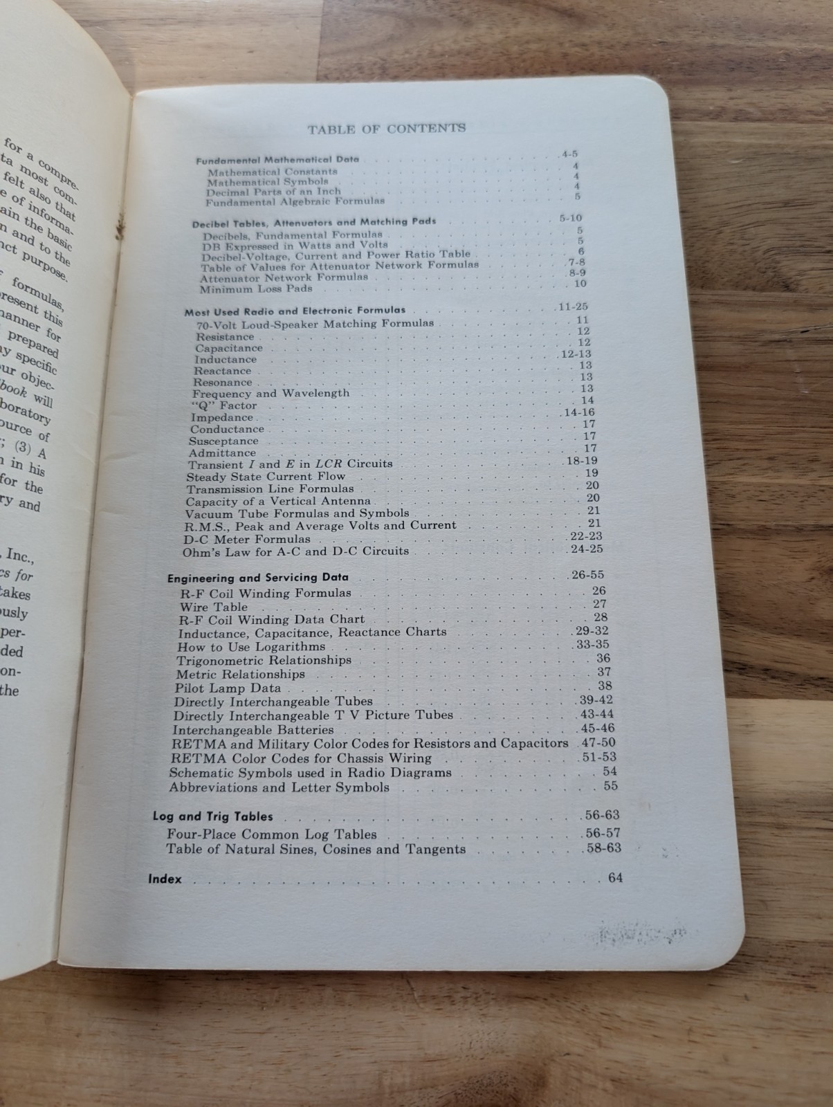 Vintage 1961 Allied Electronic Data Handbook Second Edition