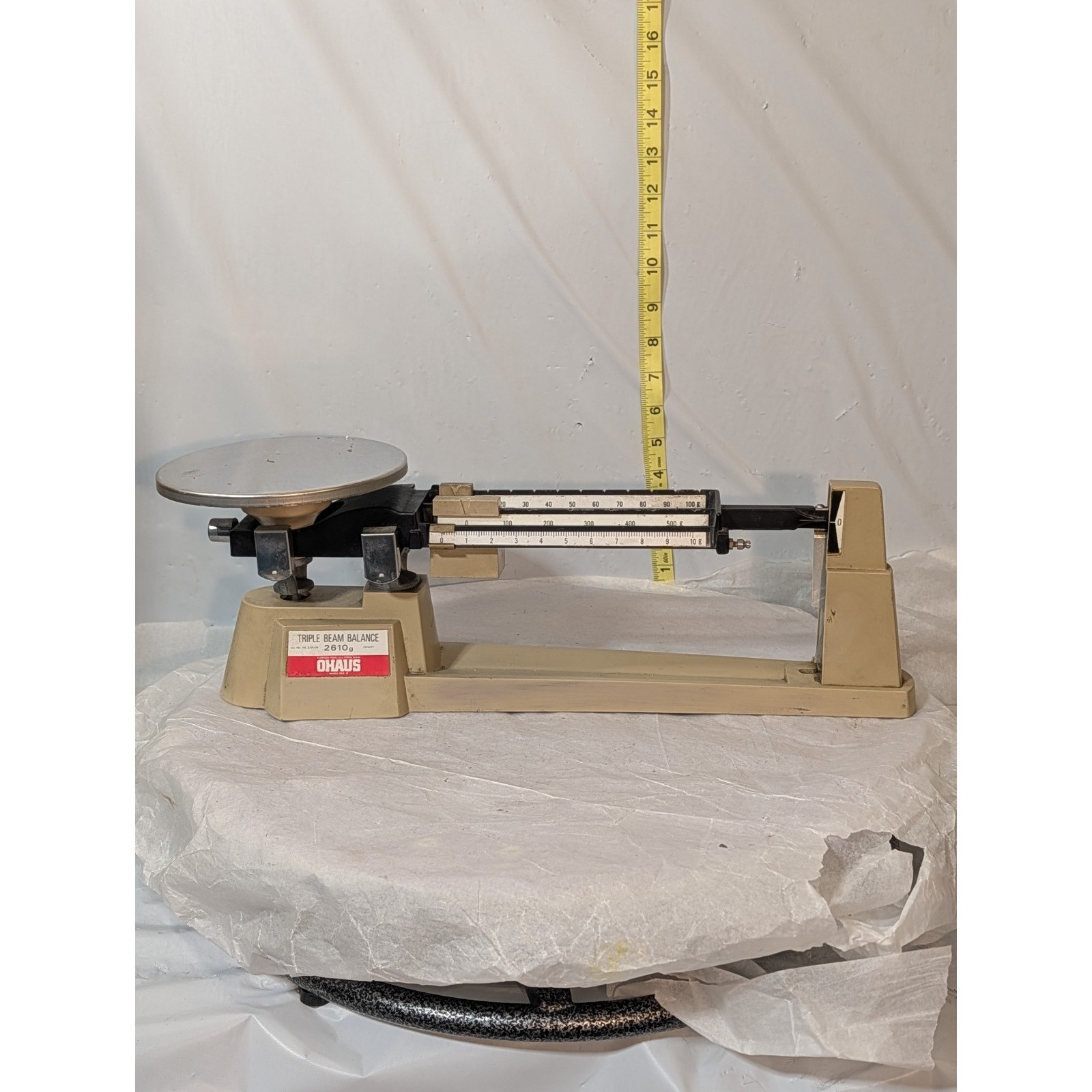 Ohaus Triple Beam Balance Scale 2610g 5lb 2oz 700/800 Series High Accuracy