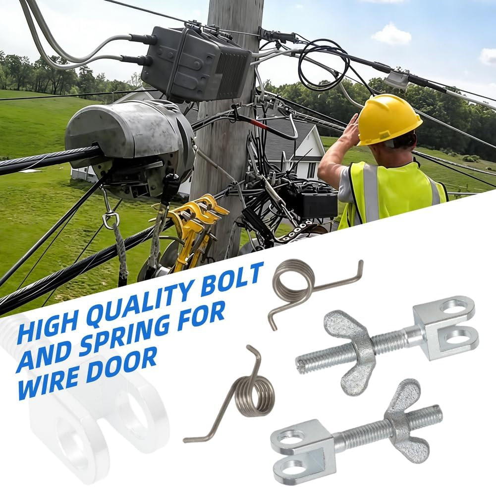 Door Accessory Kit Bolt and Spring Compatible with Cable Lasher C-C2, J-J2 | Use