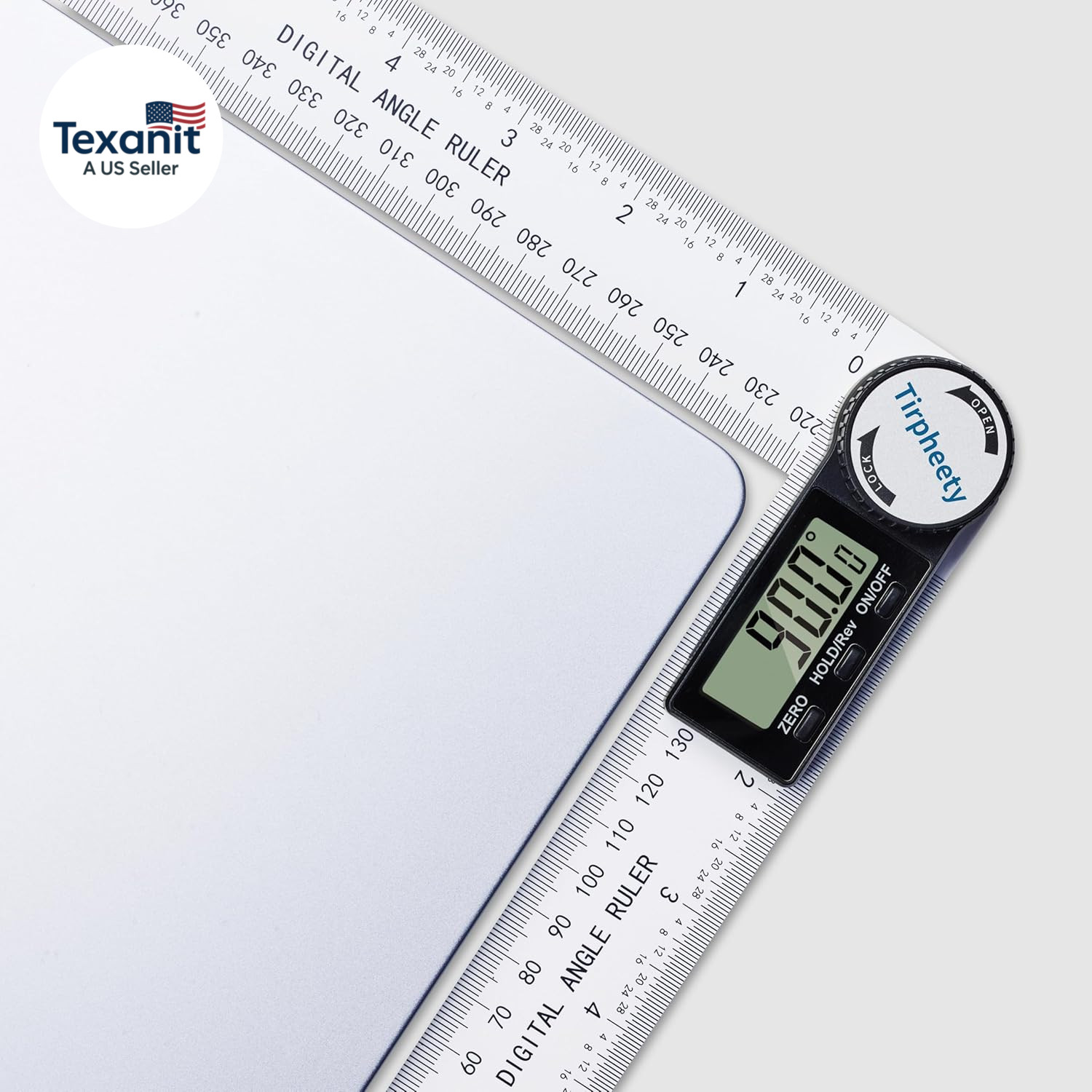 Digital Angle Finder Protractor, 3Rd Generation Quick Display Angle Gauge Ruler,