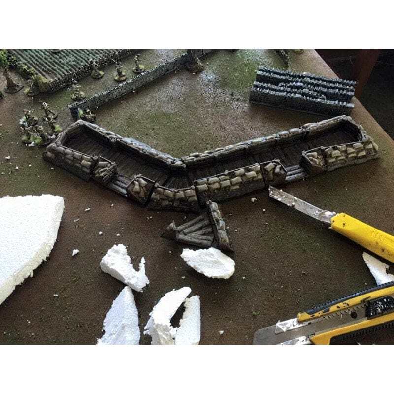 Infantry Trenches - WWII Terrain - WWII Terrain