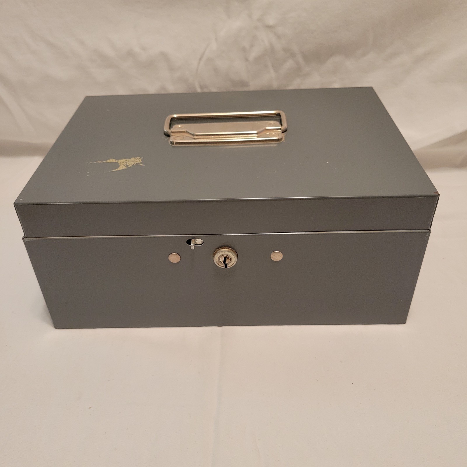 Vintage Money Lock Box ~ Money Tray ~ No Keys ~ 10” X 7” X 4.5"