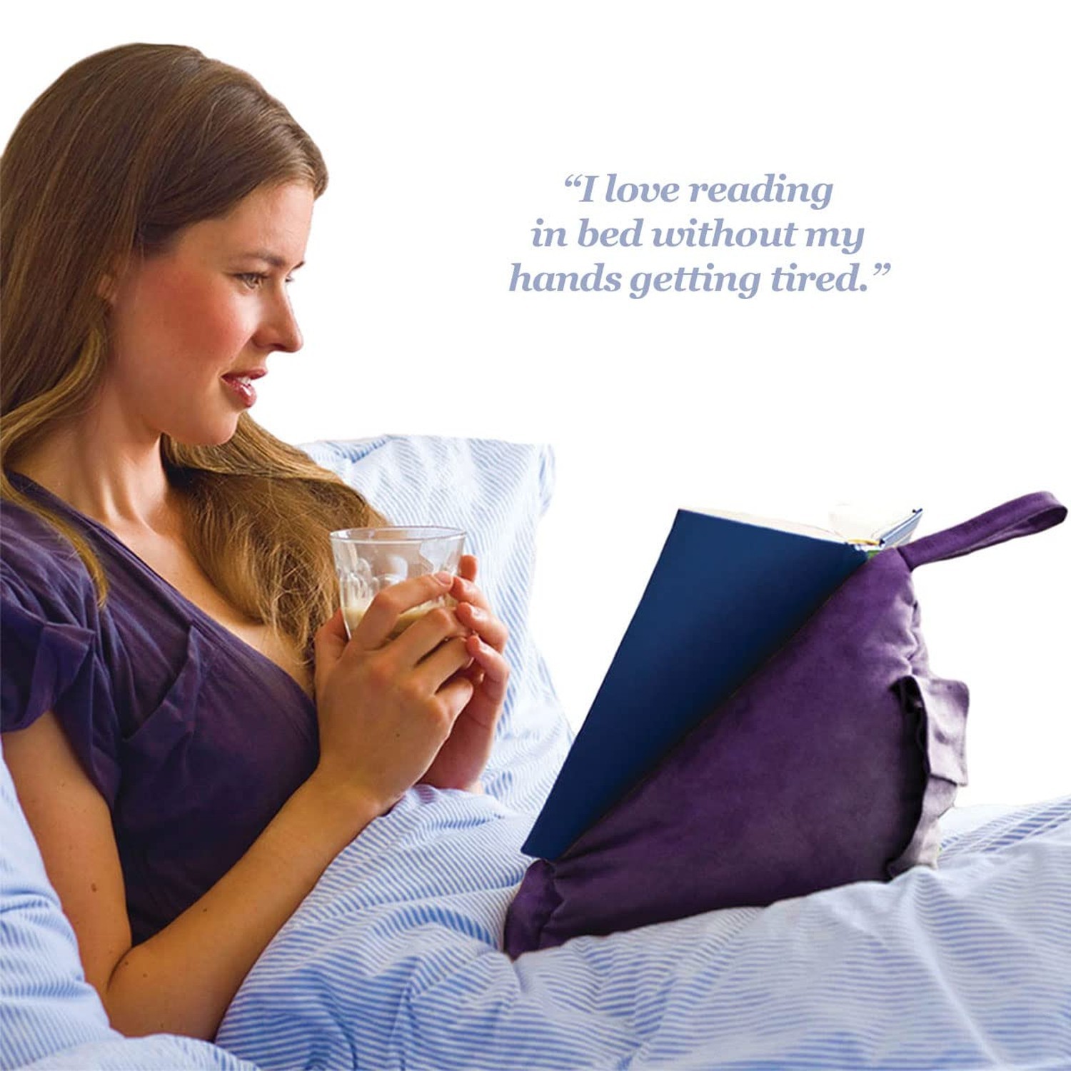 The Most Comfortable Way to Read, Hands Free! - Navy