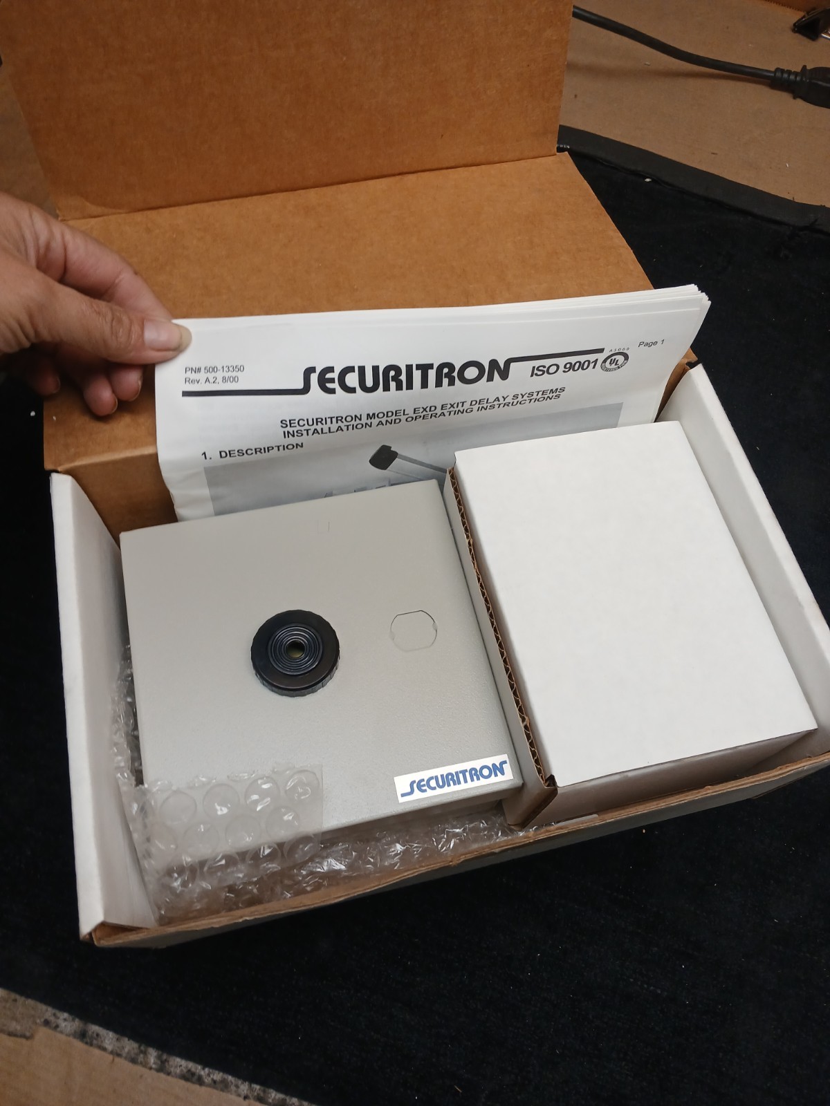 Securitron Ba-Xdt-24 Exit Delay Timer, Protective, Metal New open box