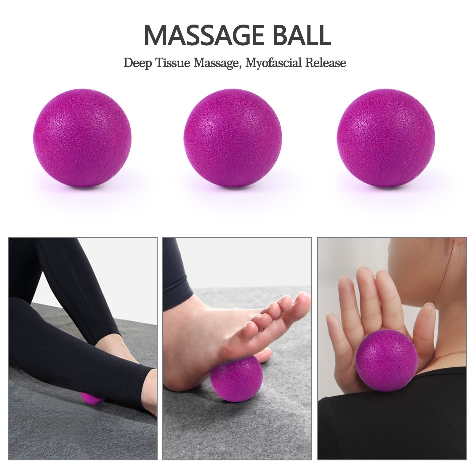 5 in 1 Foam Roller Set High Density Patented Foam Roller for Exercise