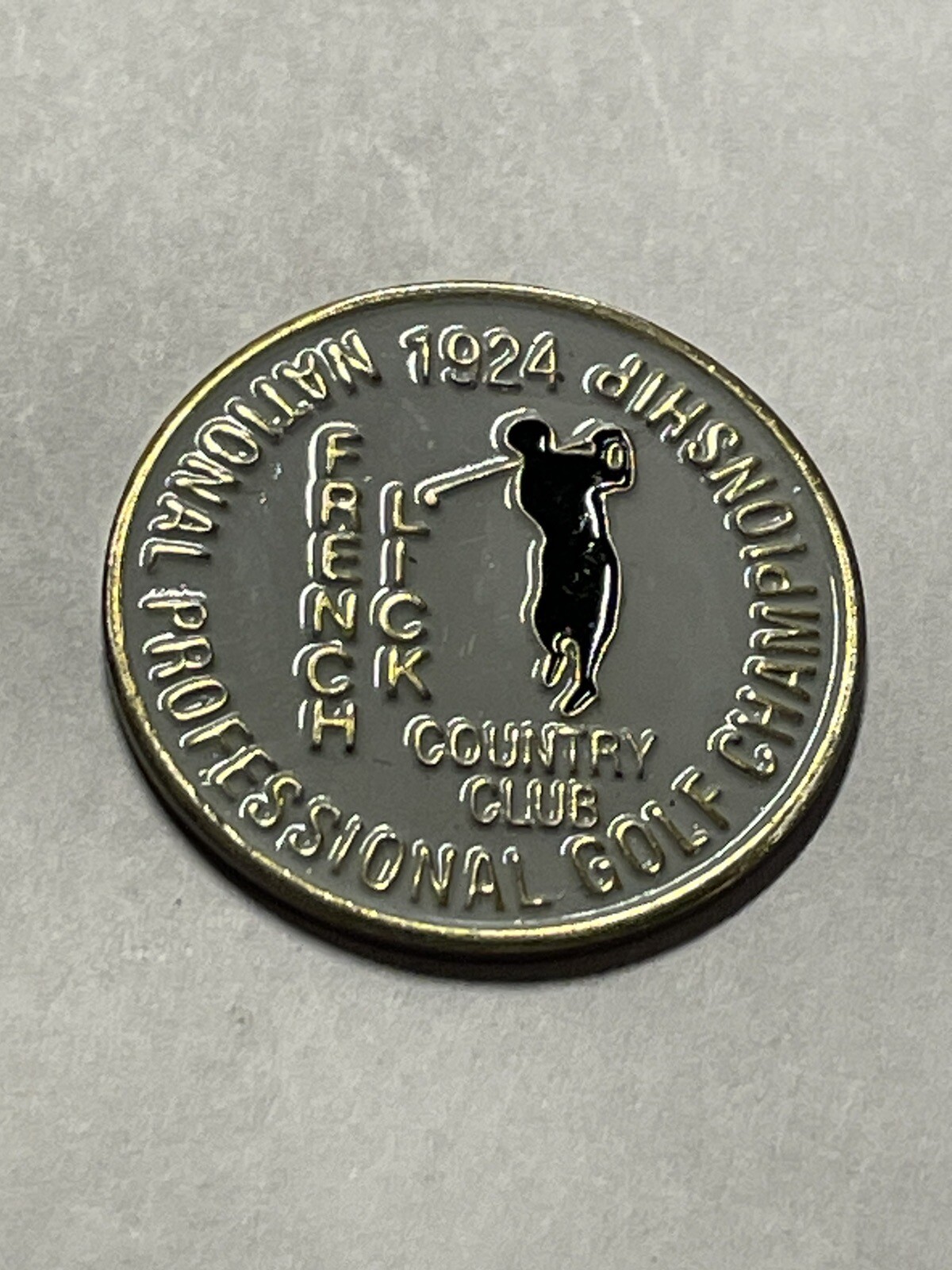 Rare 1924 PGA Championship 1" Coin Style Golf Marker - French Lick Country Club