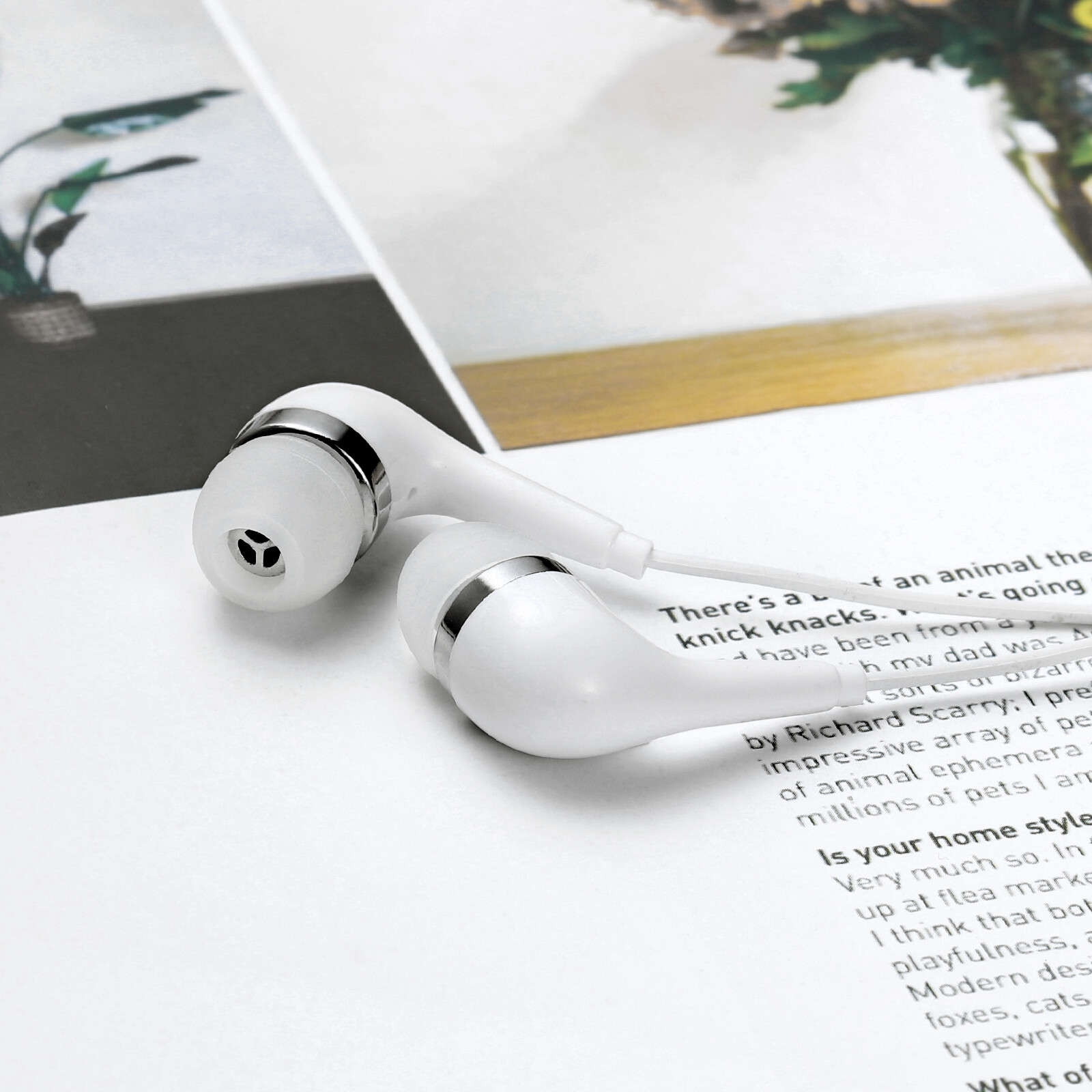 Wholesale In-ear 3.5mm Earphones Headsets Headphone W/ Mic For Android Samsung