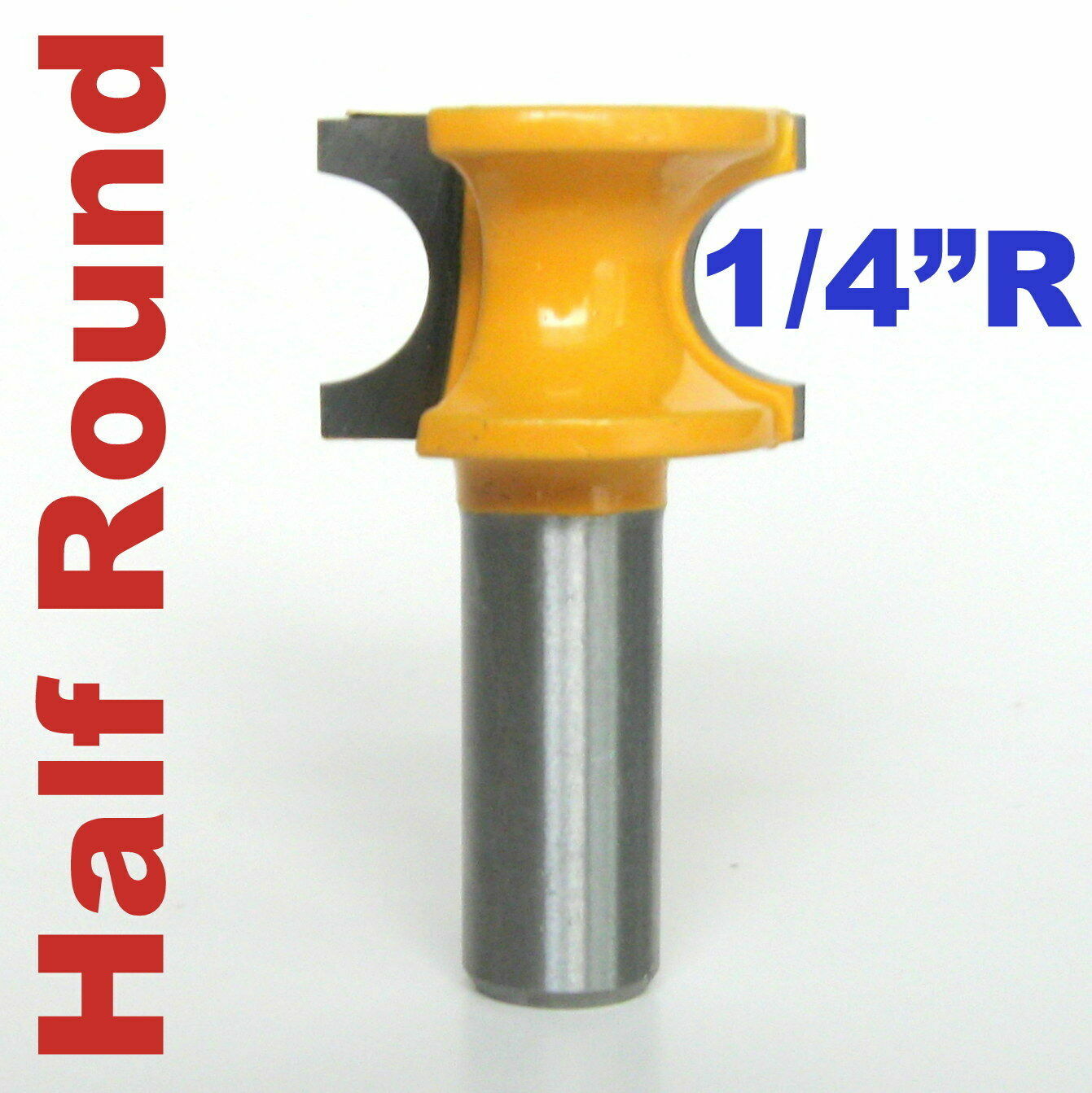1 pc 1/2" Shanks 1/4" Radius Half Round Bullnose Router Bit S