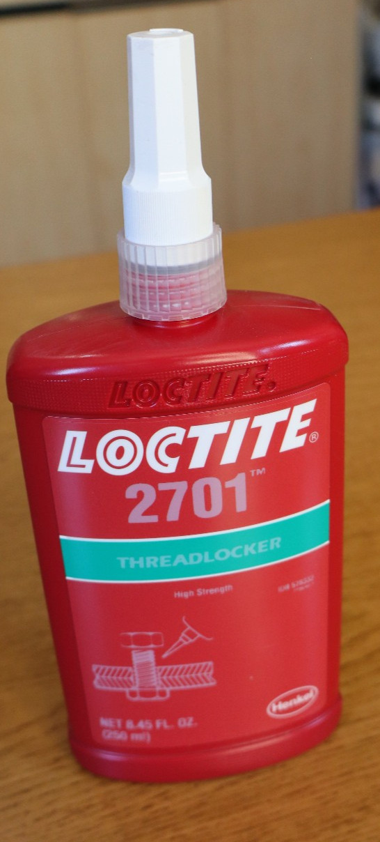 Loctite 2701 Threadlocker High Strength 8.45 Fl. OZ.  EXP 05/26 Henkel