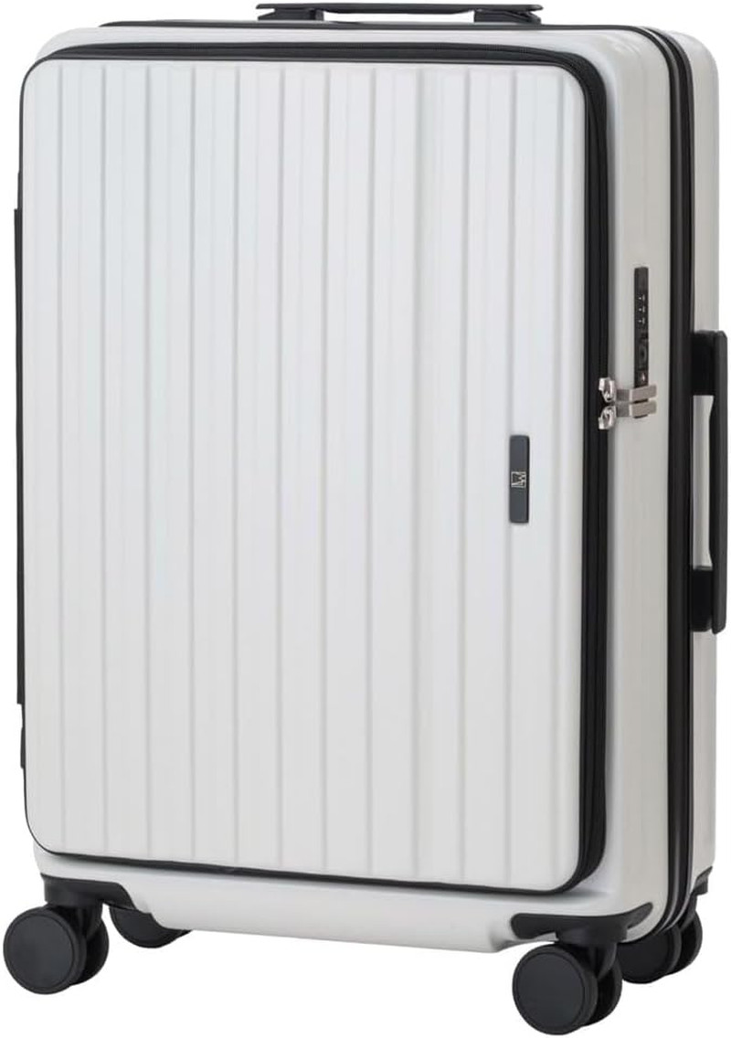 LW 5524 Hardshell Spinner Luggage with USB Port & Cup Holder, Easy Access Design