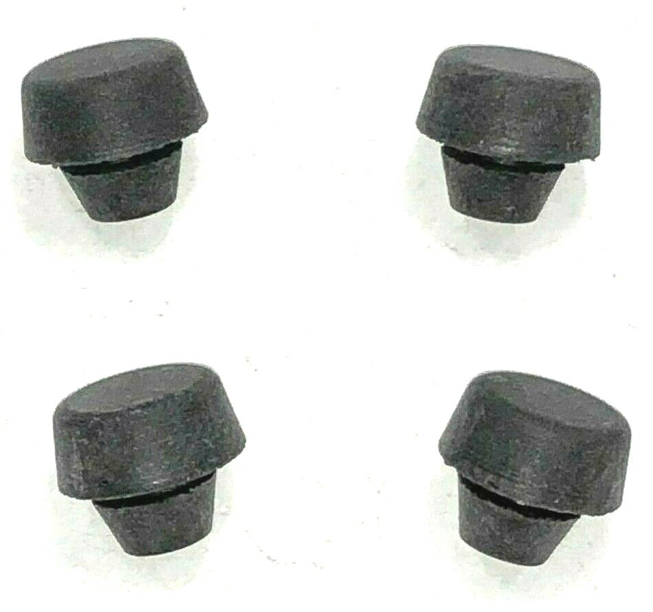 License Plate Rubber Bumpers Glass Stop Bumpers Fit 5/16 Hole (Qty- 4) #1755BBCC