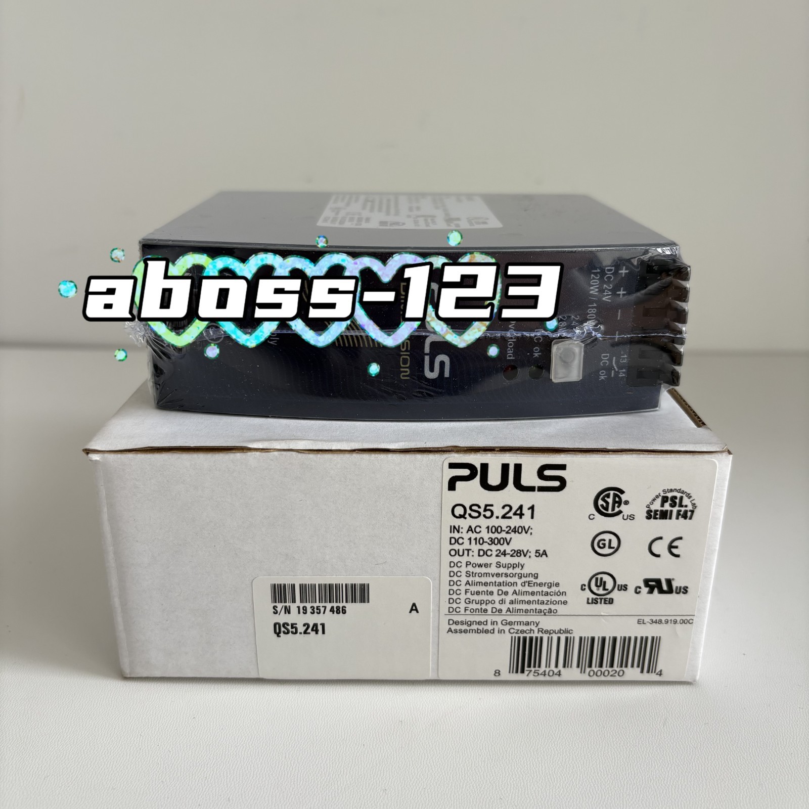 PULS QS5.241 power supply#1pcs New In Box