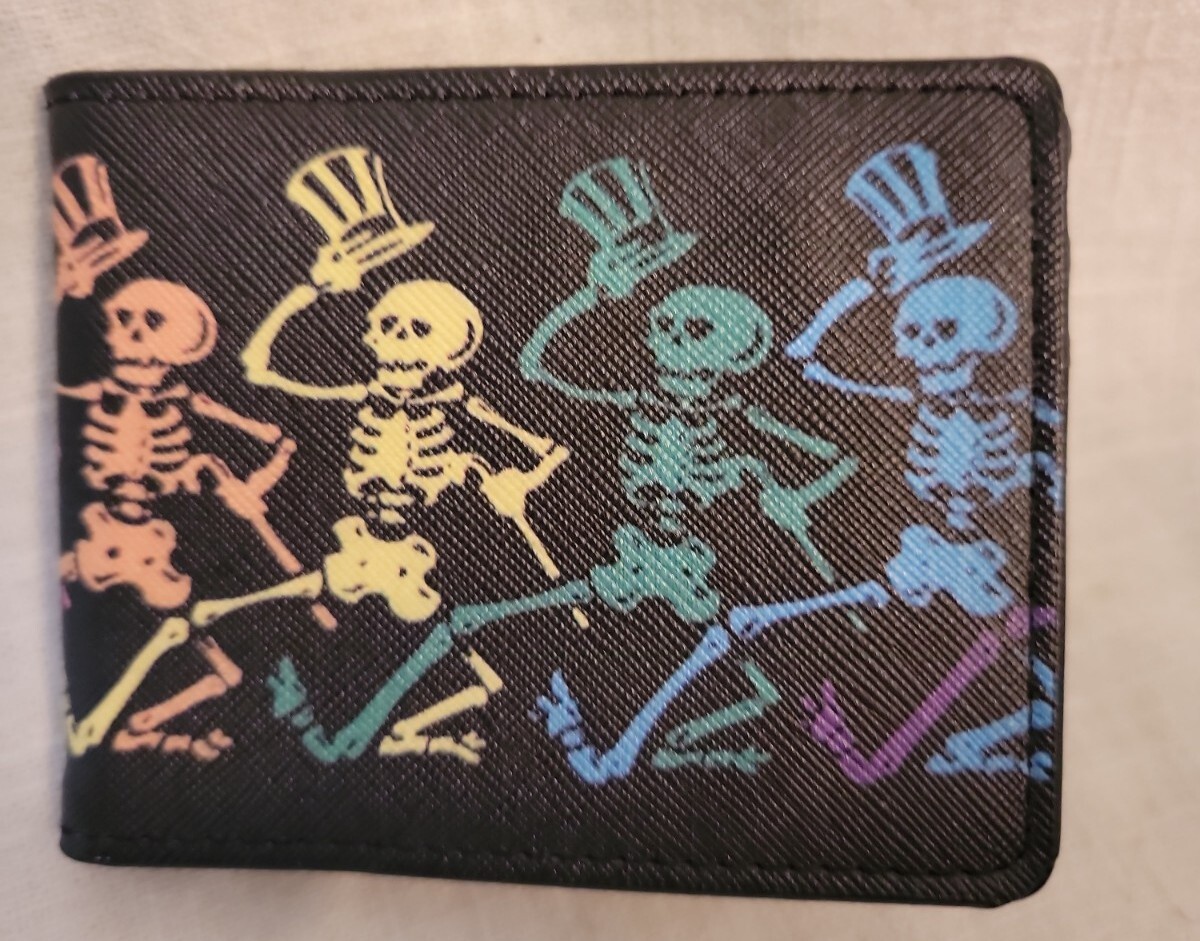 GRATEFUL DEAD DANCING SKELETON BI-FOLD WALLET