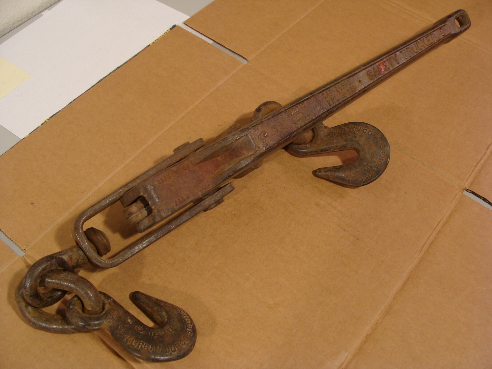 TR3-S SAFETY TRUCKER 3 DURBIN DURCO Lever CHAIN BINDER Tightener 20000 CAP 1/2"