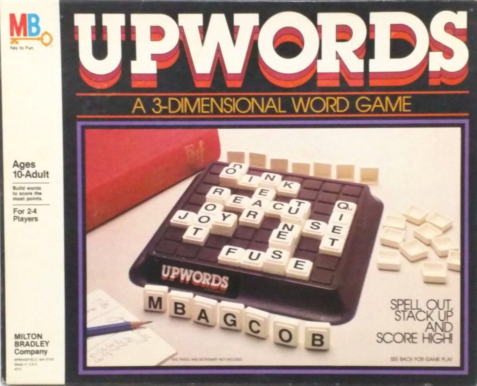 UpWords Game Black Letter Individual Cream Tiles Replacement Pieces 1983