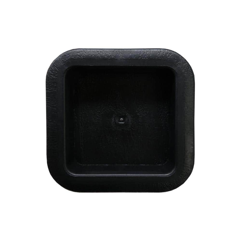 6 in. Black Bed Risers (4-Pack)