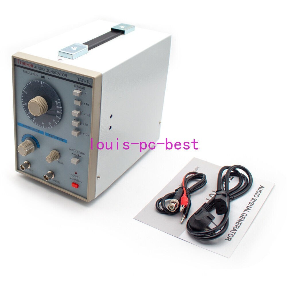 220V/110V TAG-101 Low Frequency Audio Signal Generator Signal Source 10Hz-1MHz Y