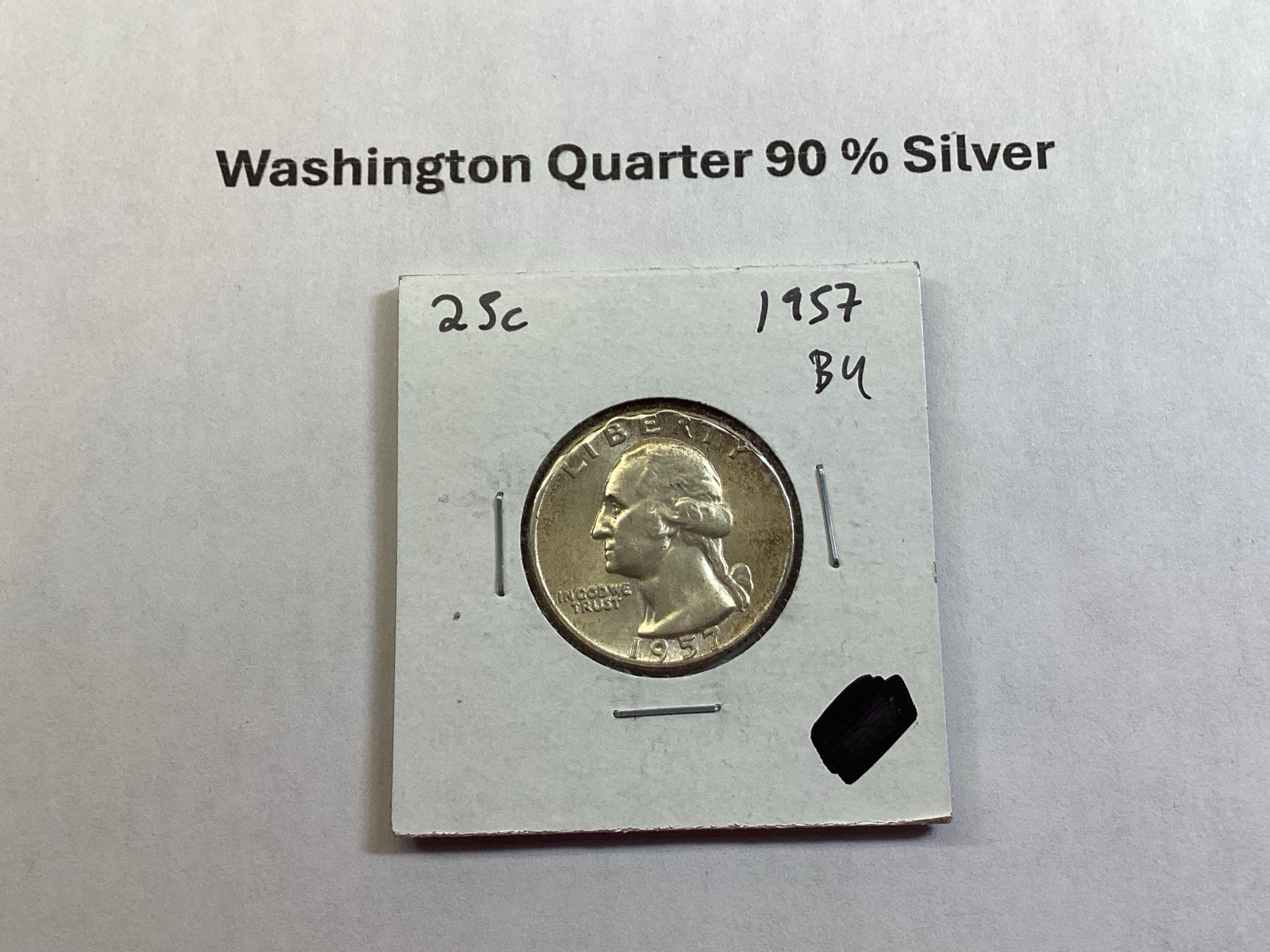 1957 Washington 90% Silver Quarter in BU Condition with 90% Silver 092125 53i