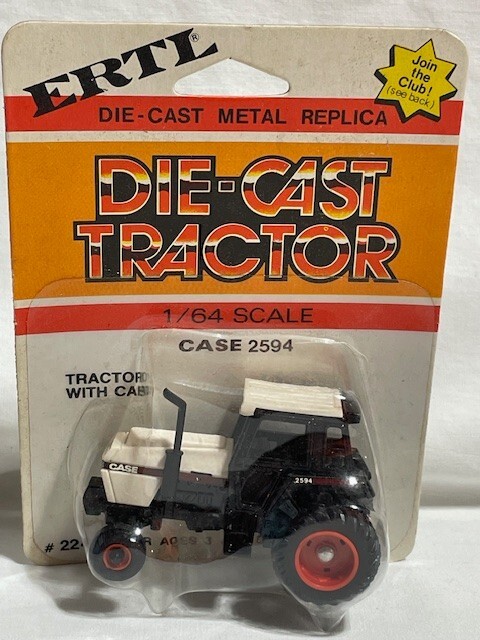 ERTL CASE 2594 White Farm Tractor, #224, 1/64, NIB