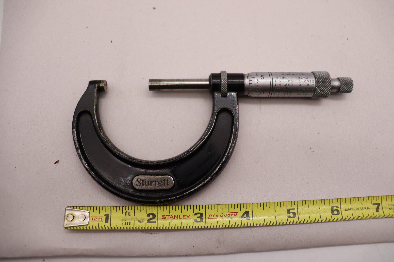 Starrett No. 436 Micrometers Range 1” - 2" free ship USA