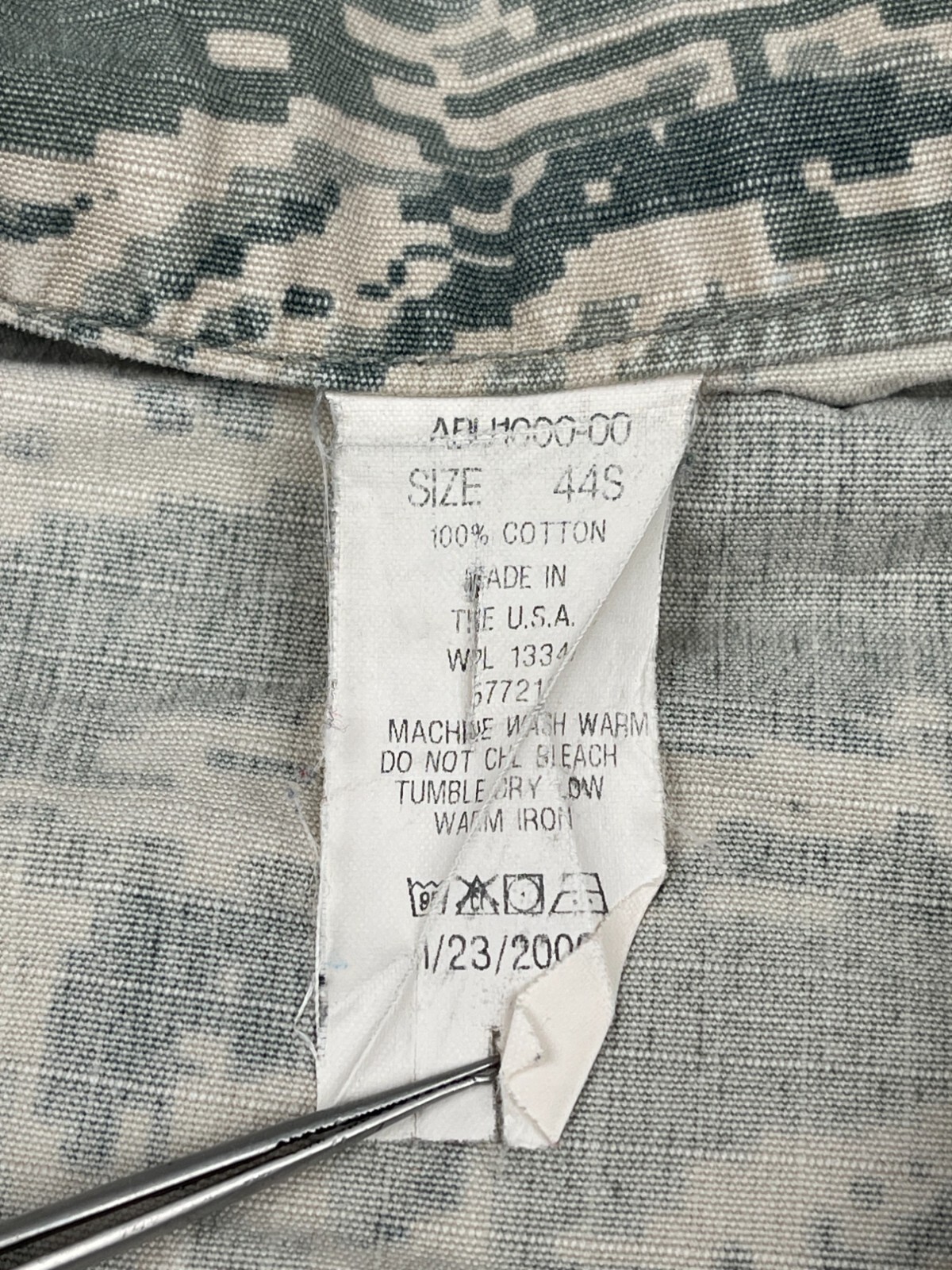 Air Force Men Utility Coat BDU Digital Camo Jacket Ripstop 44S