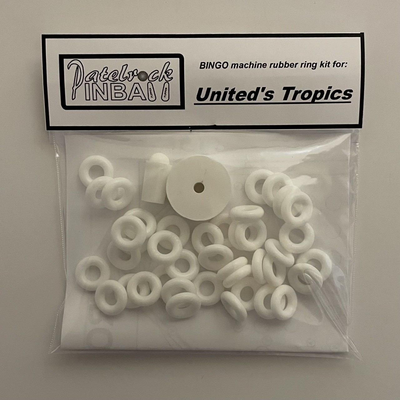 1953 United's Tropics Pinball / Bingo Machine Rubber Ring Kit