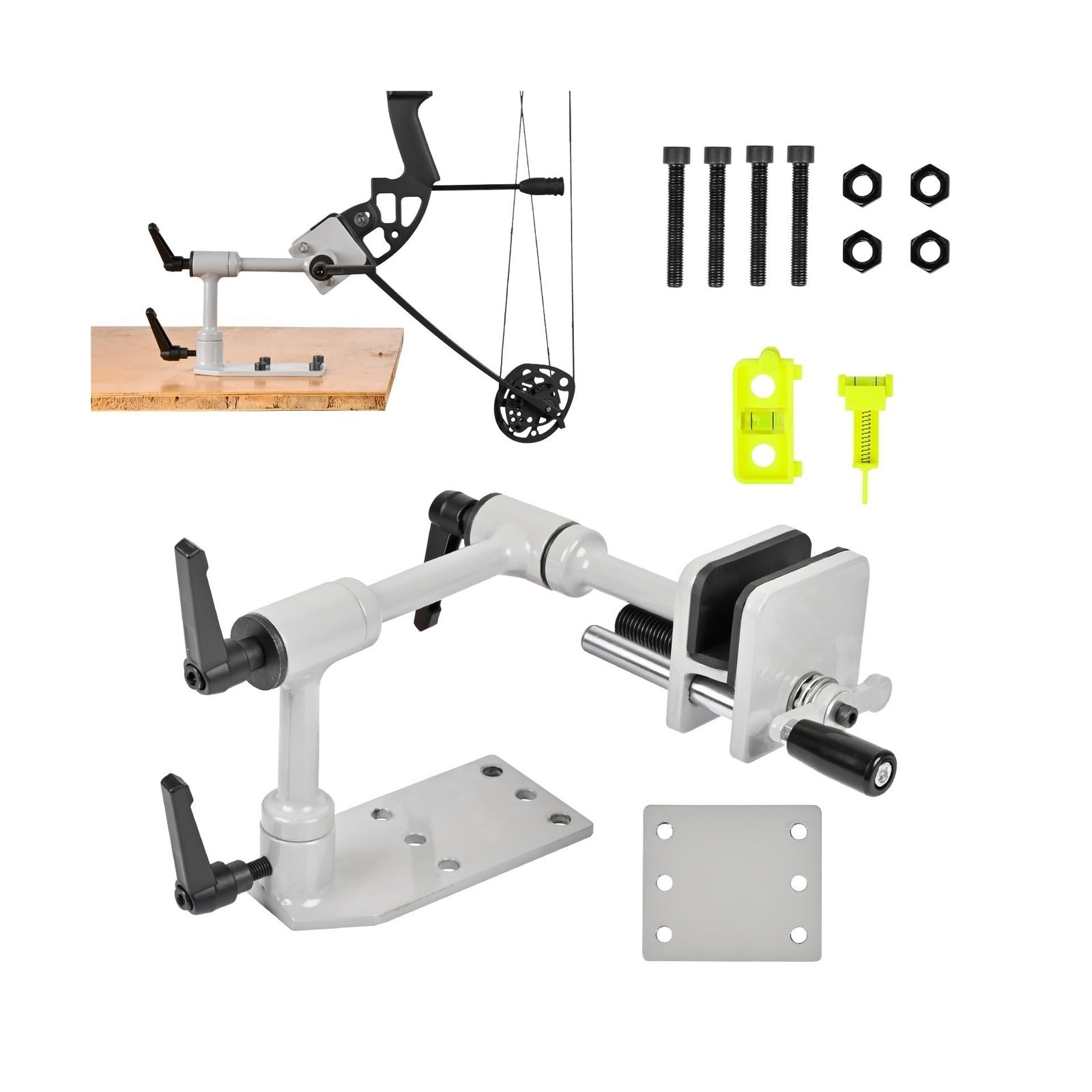 SOPOGER Bow Vise for Compound Bows - 360° Universal Adjustment Cross Bow Ma