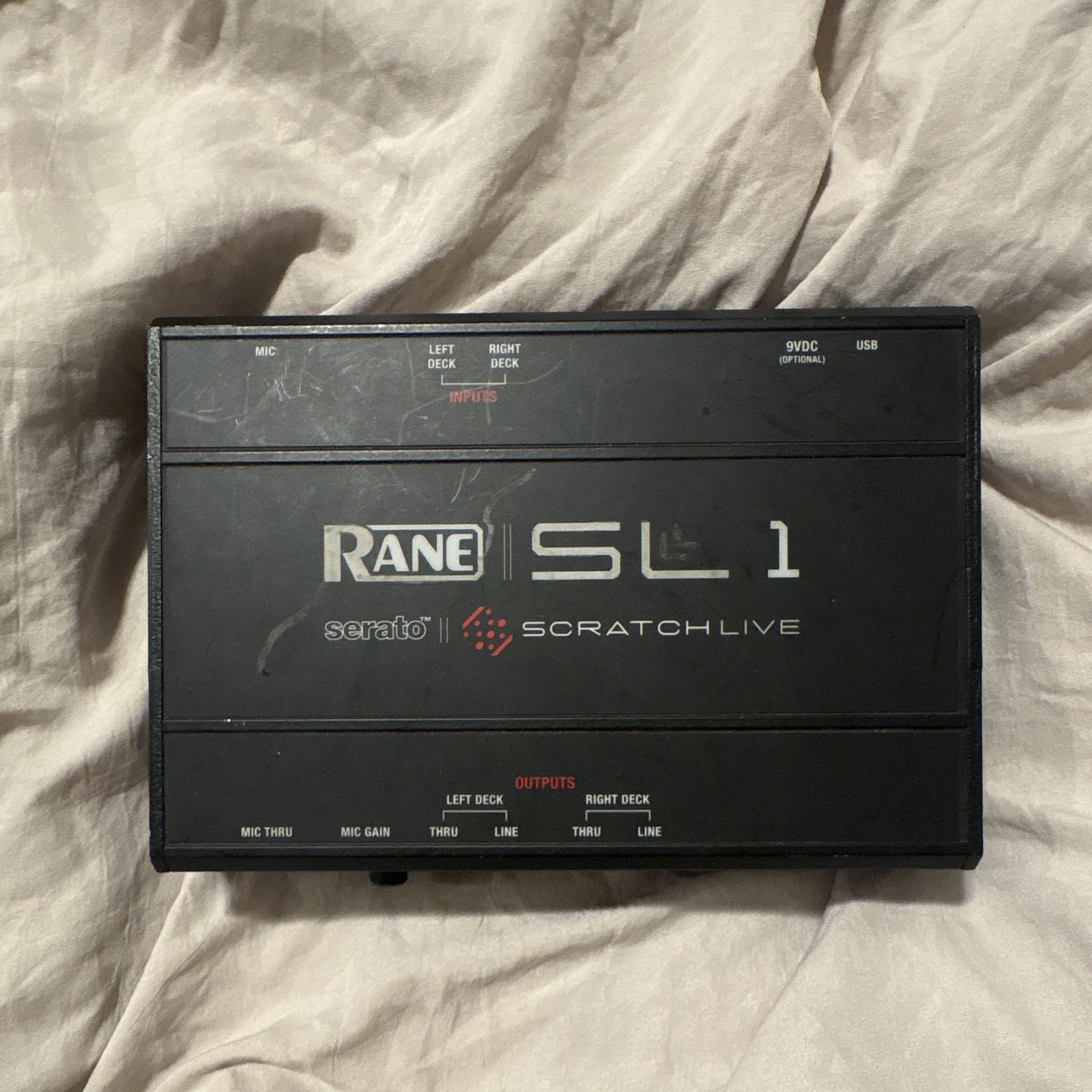 Rane SL 1 Serato Scratch Live DJ Audio Interface Black MPN SL 1